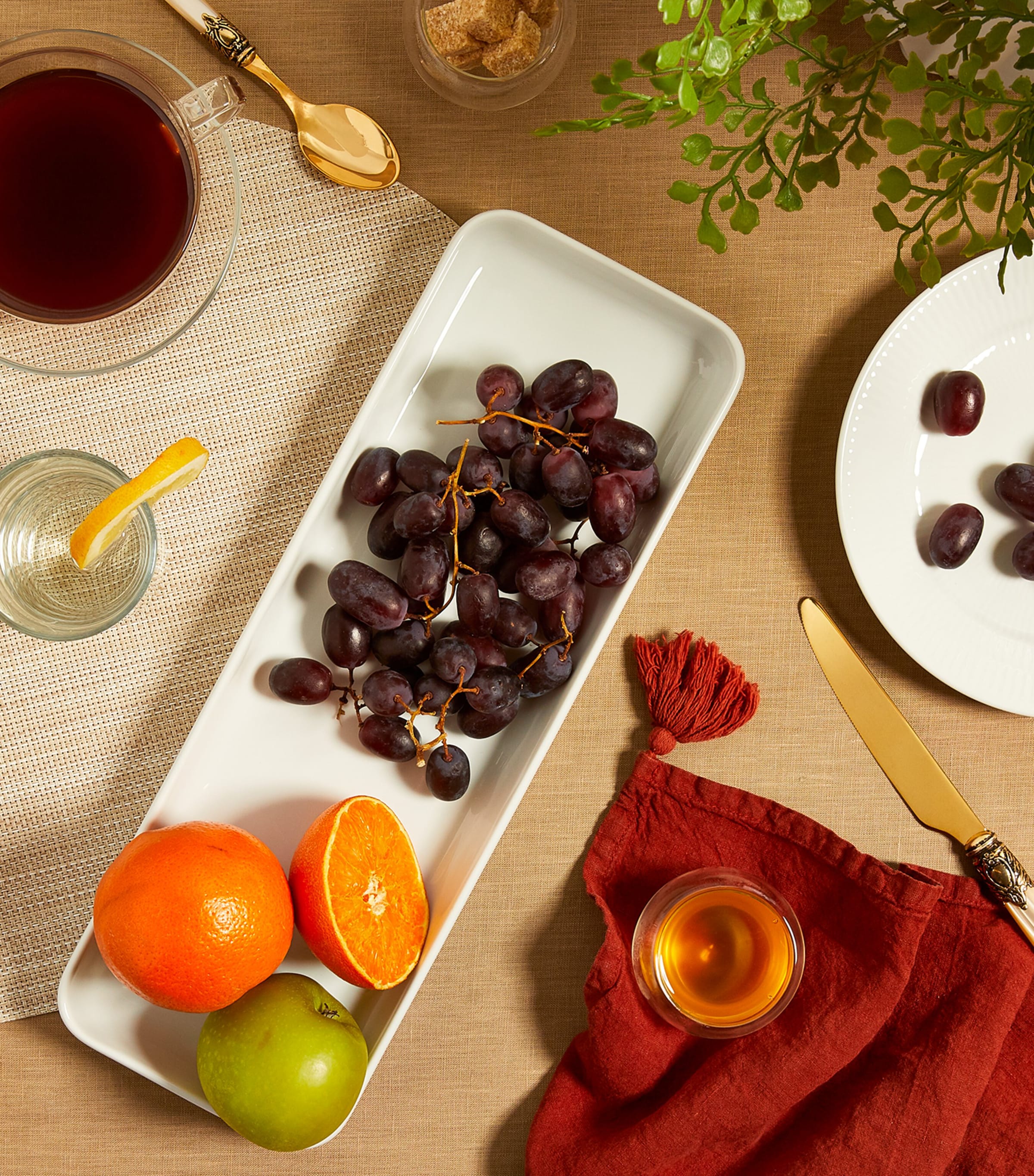 White Fluted Dish (36cm x 12.5cm) WHITE Image 3