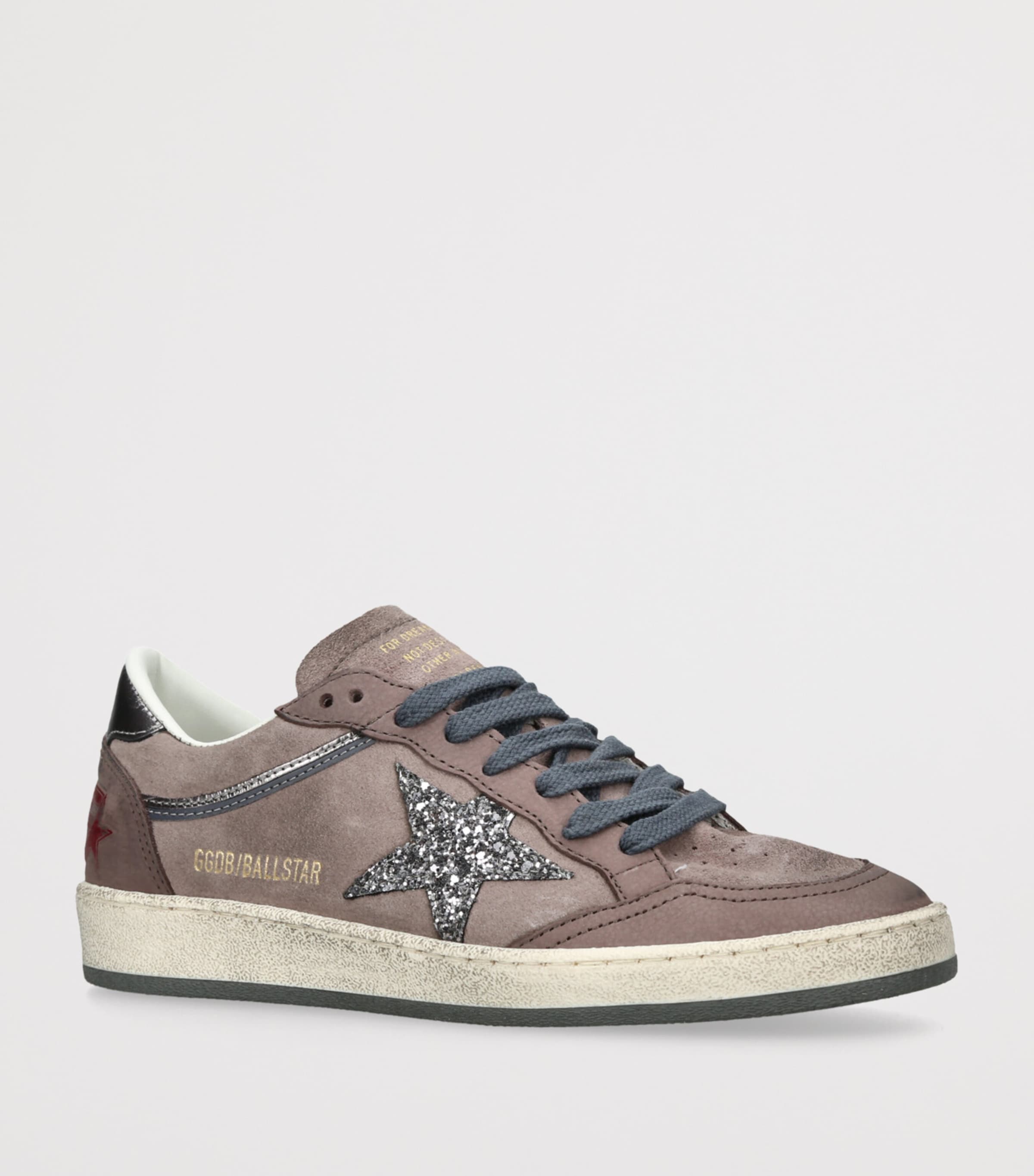 Golden Goose Suede Ball Star Sneakers Purple Image 3