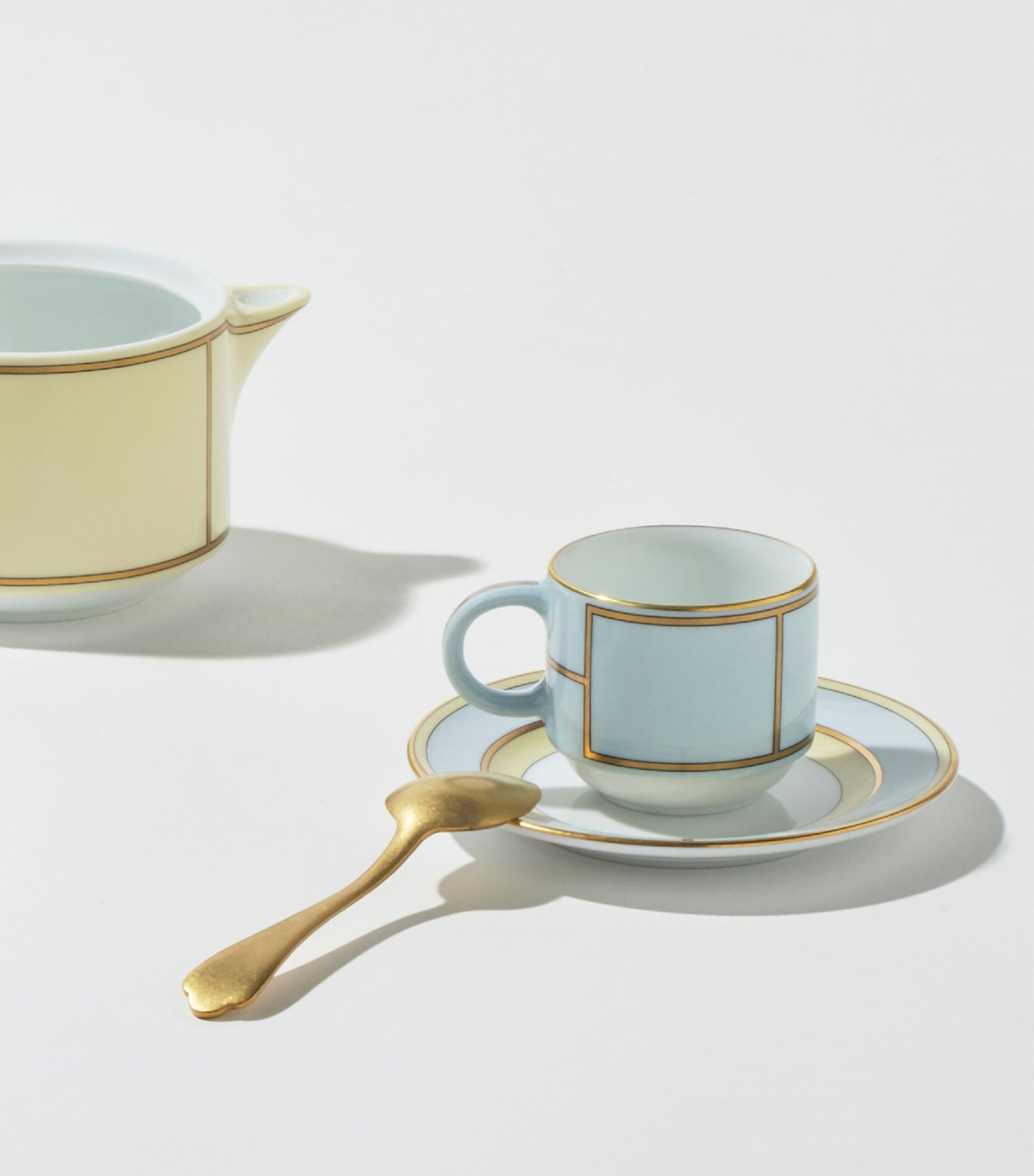 GINORI 1735 Porcelain Colonna Diva Coffee Saucer (12.5cm) Image 2
