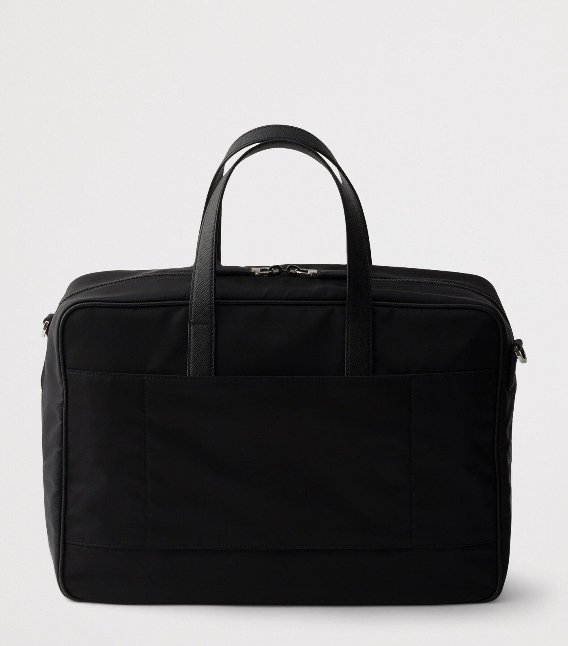 Prada Re-Nylon and Saffiano Leather Briefcase Image 4