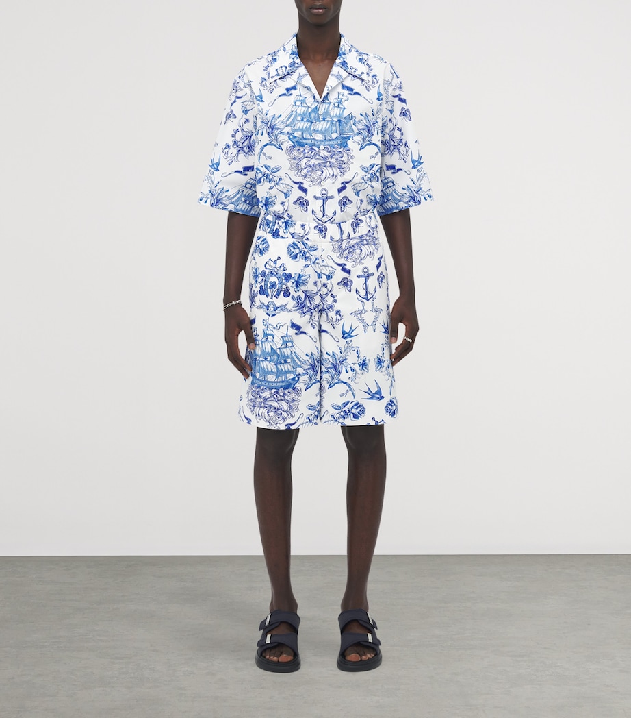 Tattoo-Print Shorts 9256 Image 2