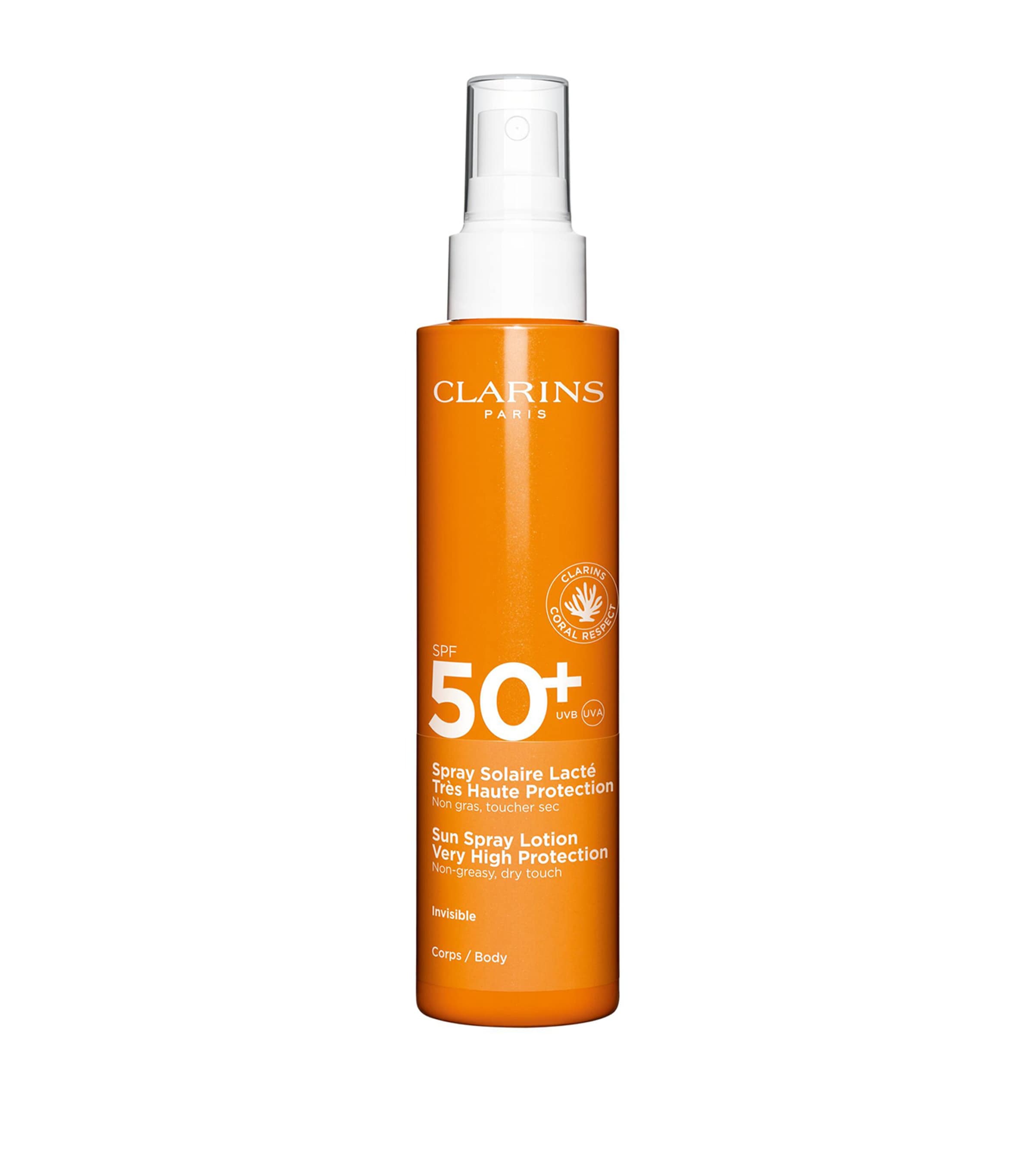 Clarins Sun Spray Lotion Very High Protection Spf 50 In White