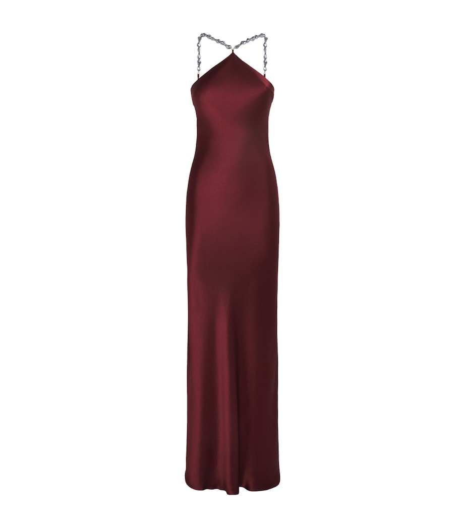STAUD Womens Cadence Maxi Dress Pinot Pnt Image 1