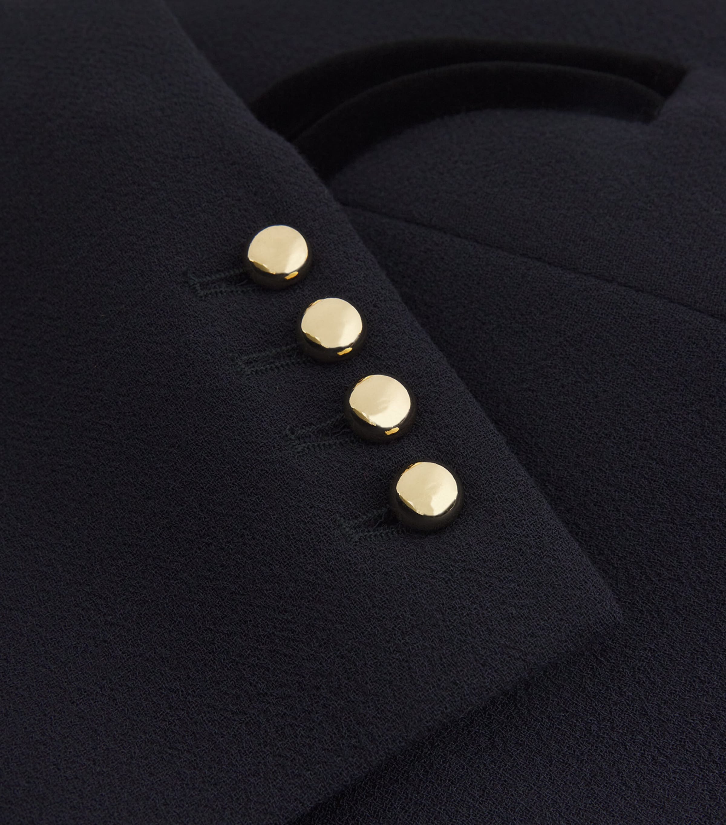 Blazé Milano Womens Virgin Wool Everyday Blazer Navy Image 5