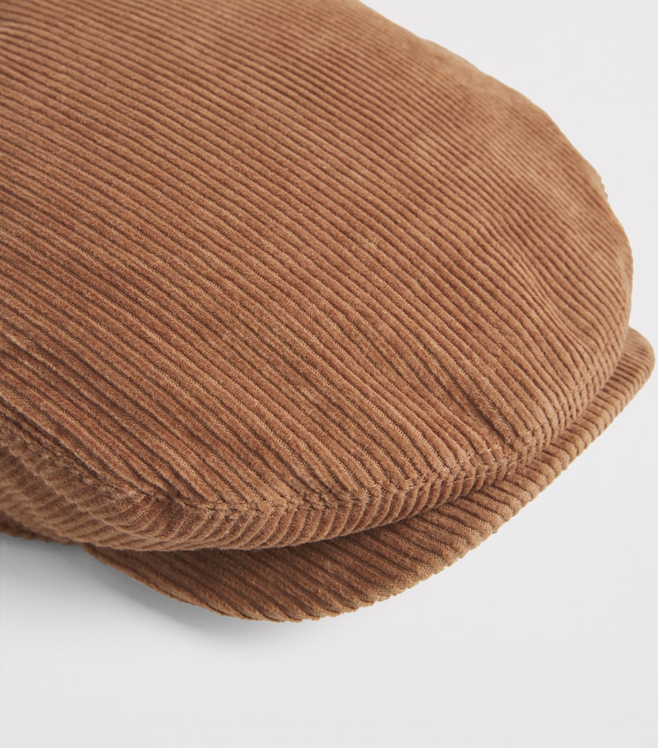 Corduroy Flat Cap BROWN Image 4
