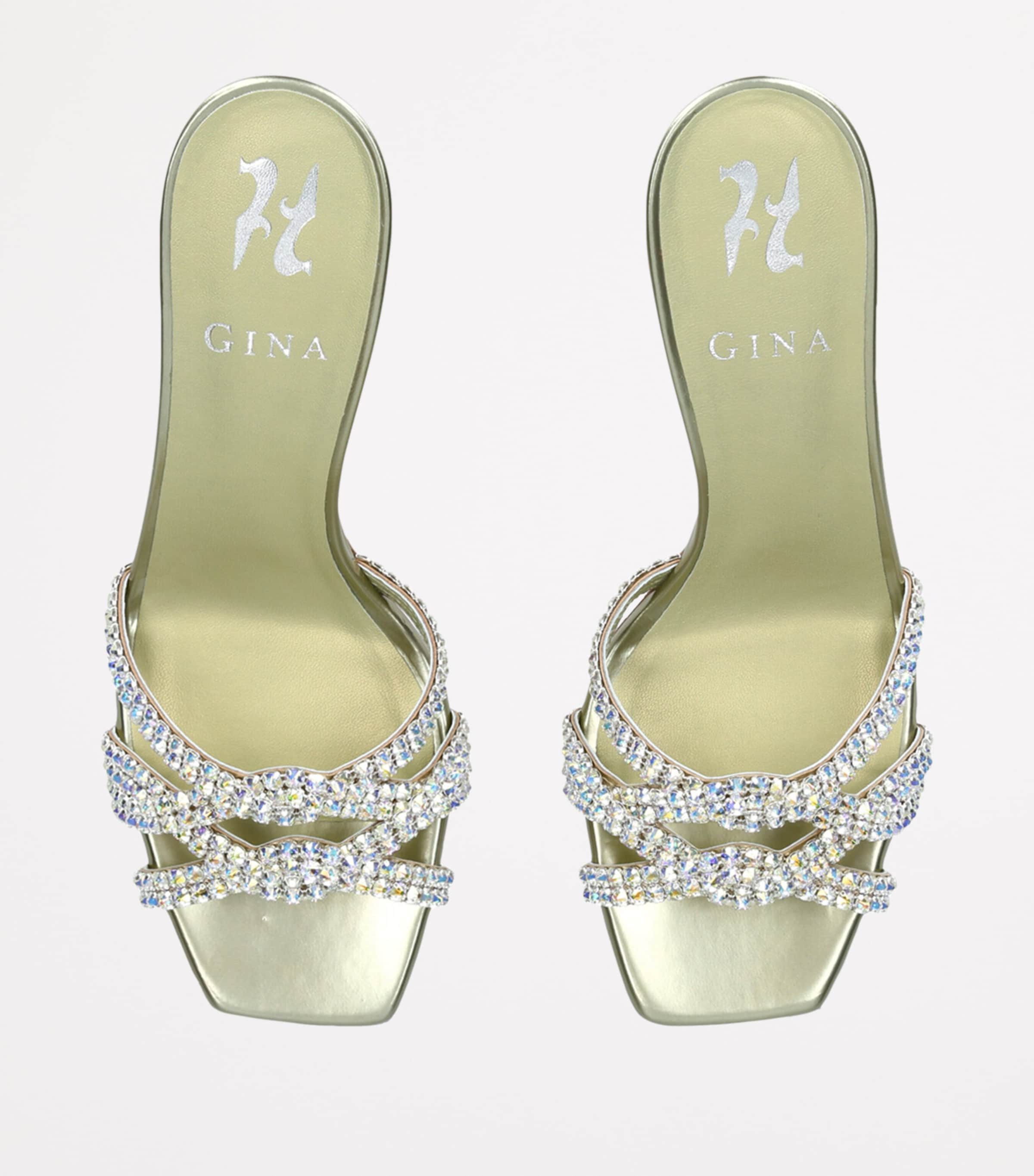 Loie Embellished Mules 85 GREEN Image 4