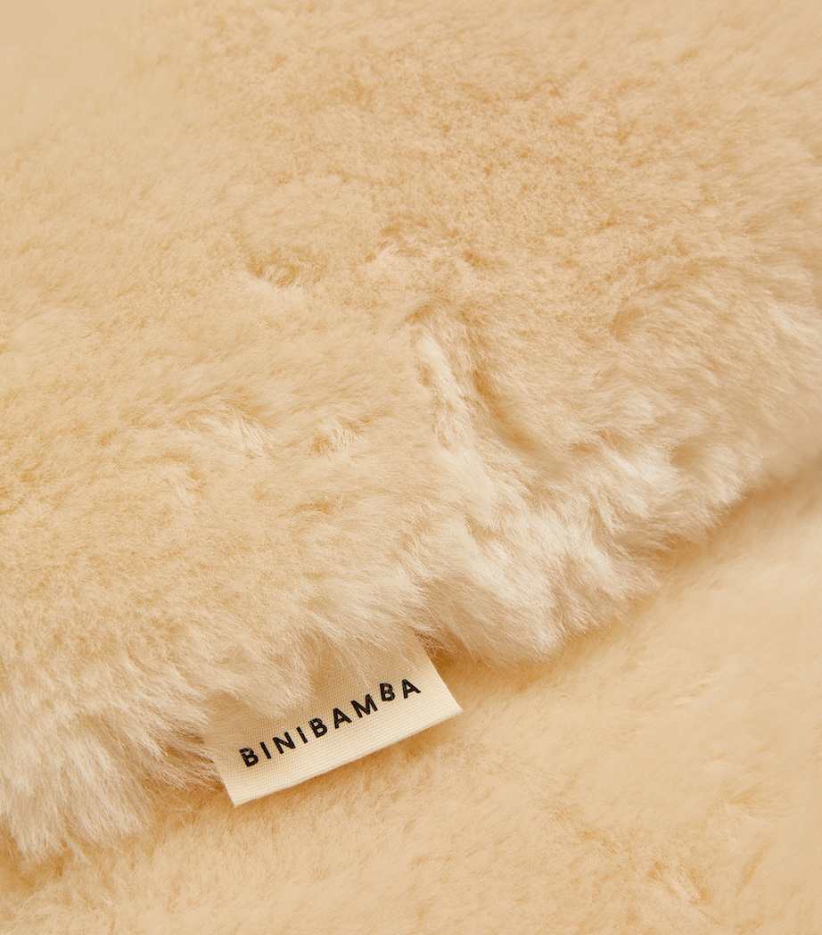 Binibamba Sheepskin Snuggler Milk Image 2