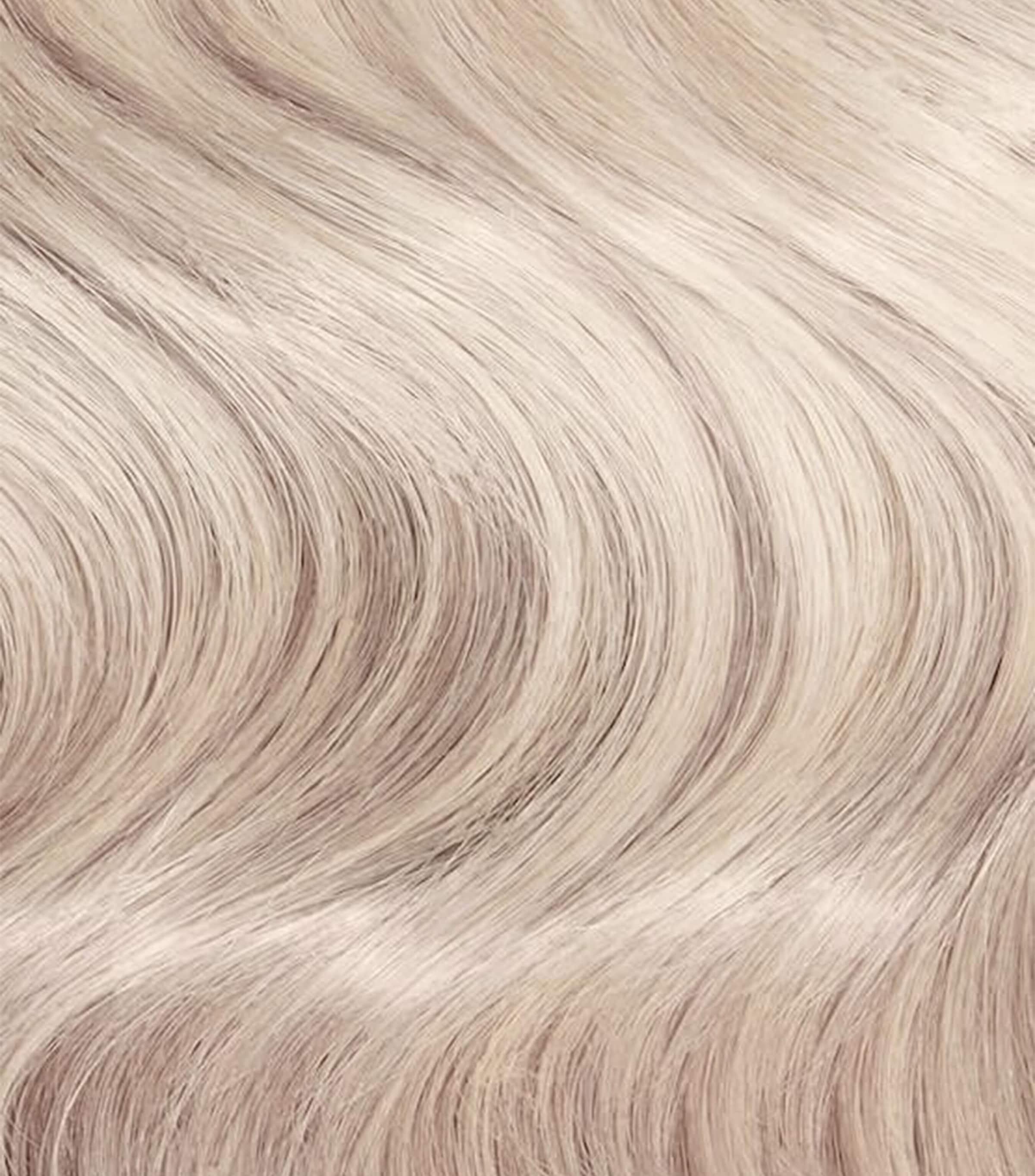 Beauty Works x Huda BARELY THERE Mix & Match Volumiser Clip-In Hair Extensions (20") ICED BLONDE Image 2