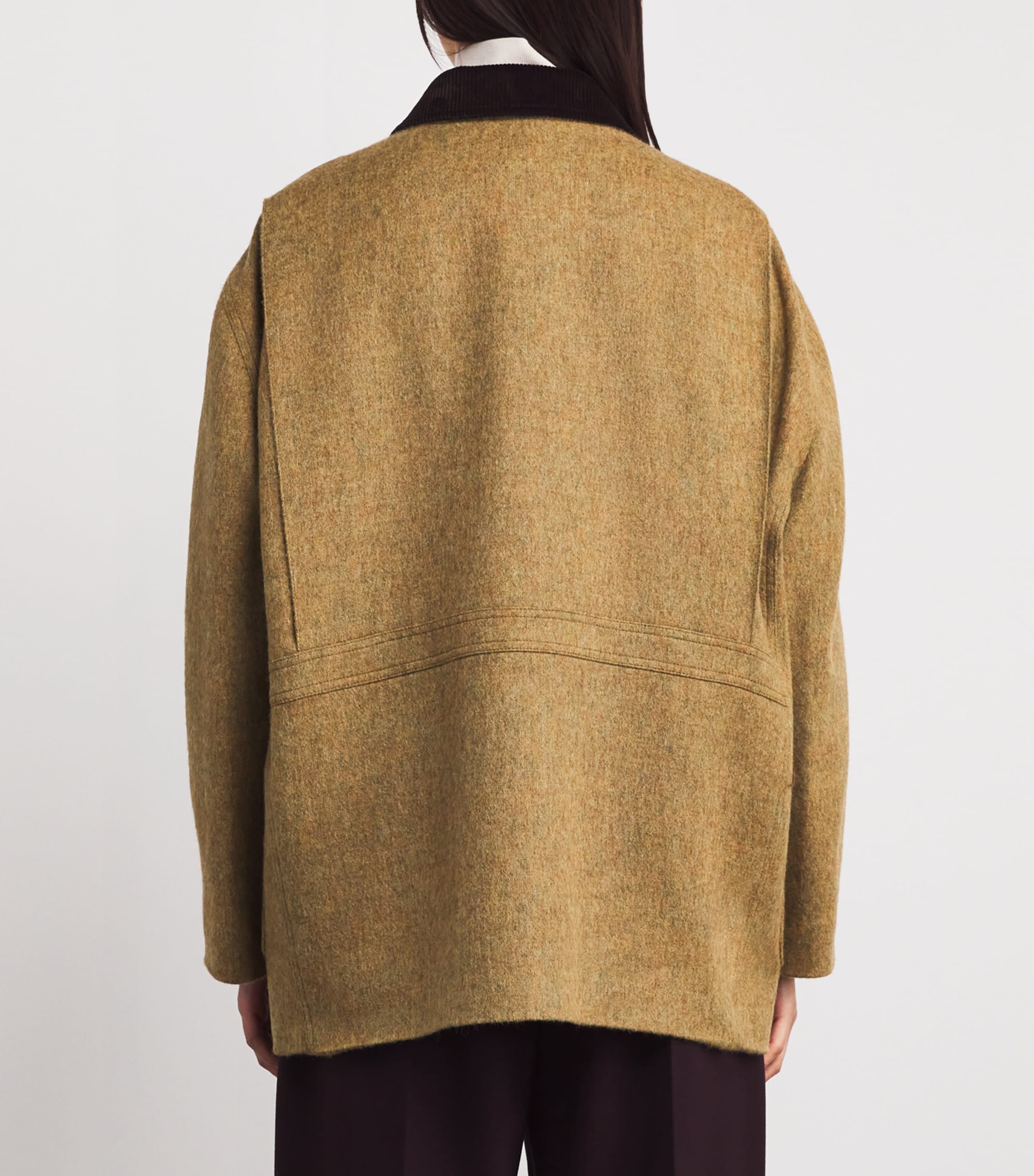 Virgin Wool Clelia Jacket VG01 GREEN Image 4