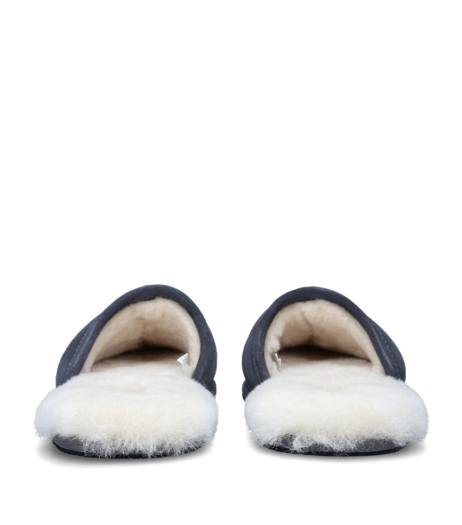 Suede Scuff Slippers GREY/DARK Image 2