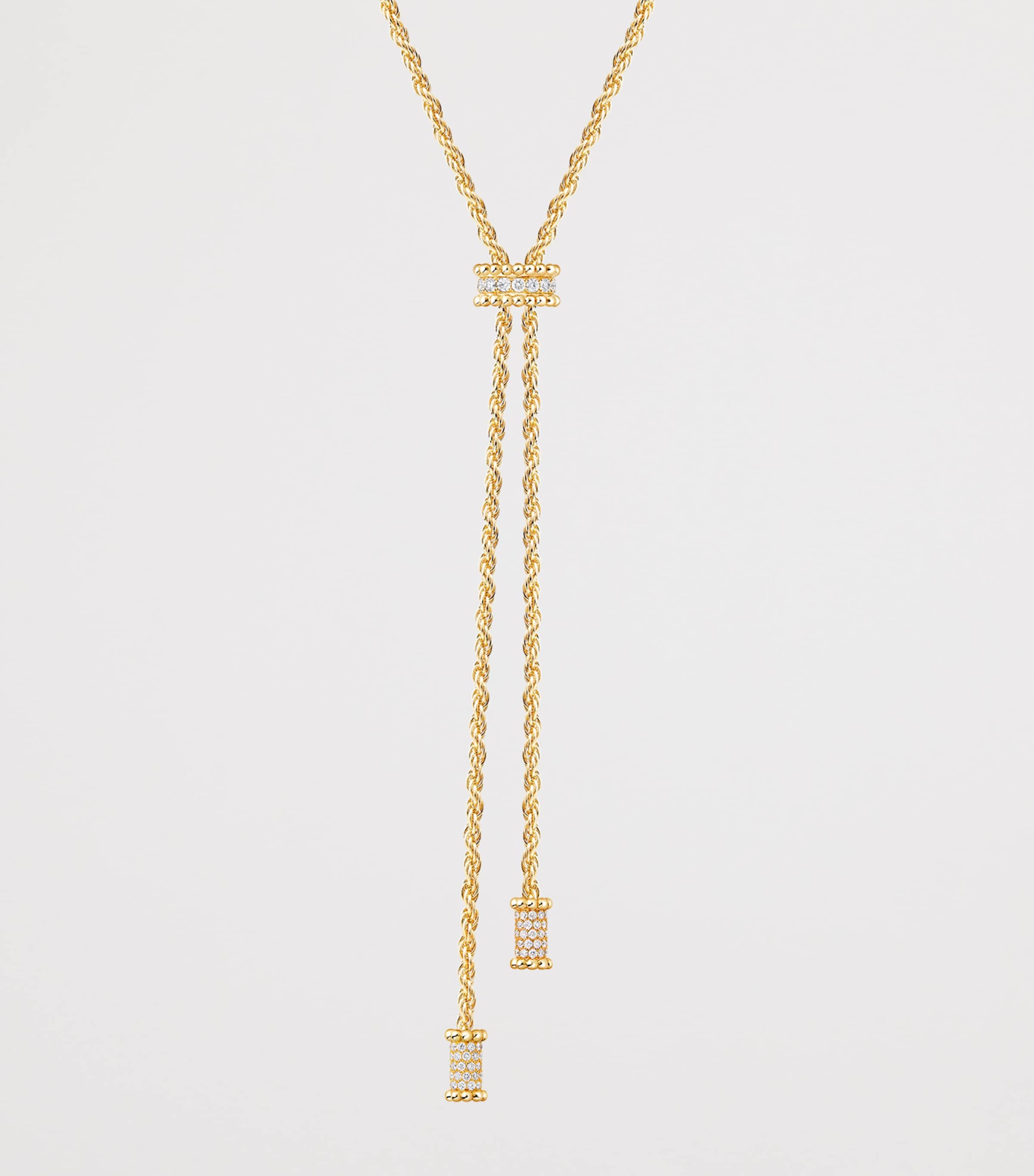 Boucheron XL Yellow Gold and Diamond Serpent Bohème Necklace Yellow Gold Image 4
