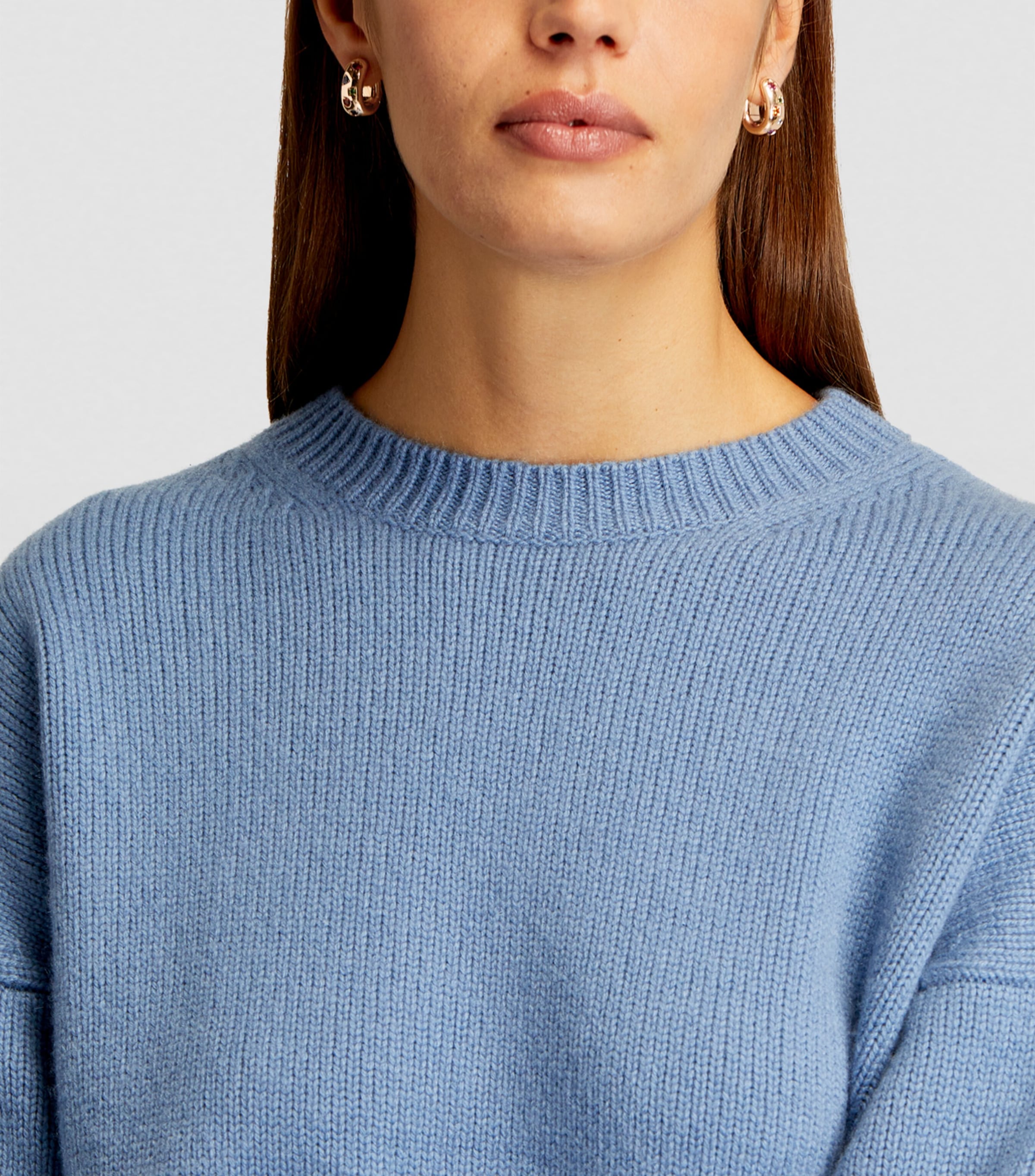 Rose Gold and Multicoloured Gemstone Iconica Earrings 000VA Image 5