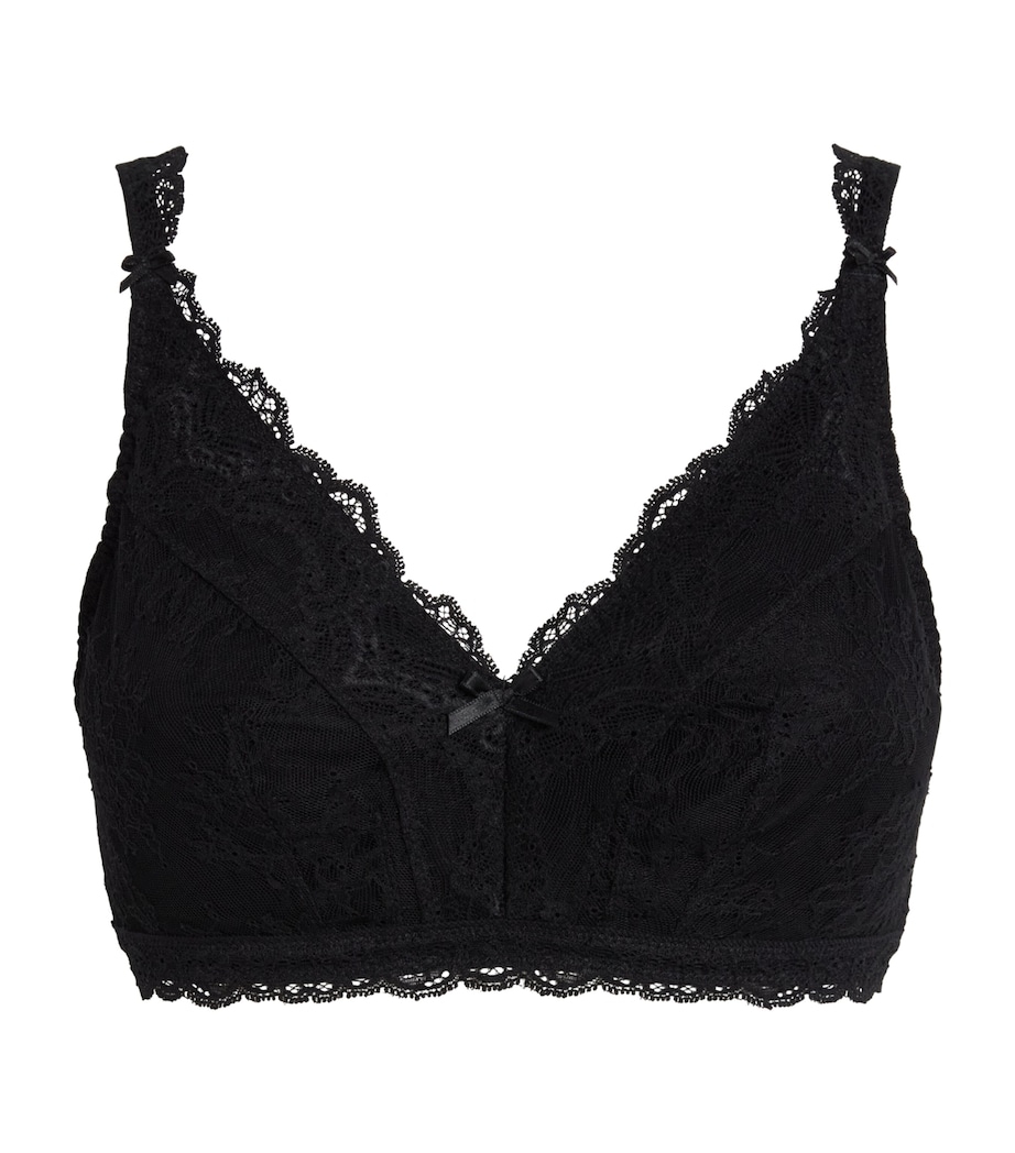 Aubade Womens Soft Post-Operative Full-Cup Bra Black Image 1