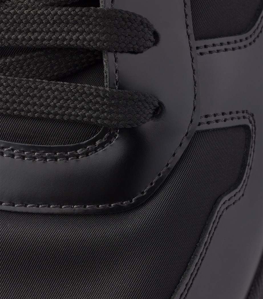 Re-Nylon and Leather Prax 01 Sneakers F0002 Image 6