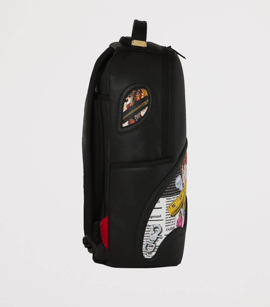 Sprayground x London Fashion Week Moodboard Montage Backpack BLACK Image 3