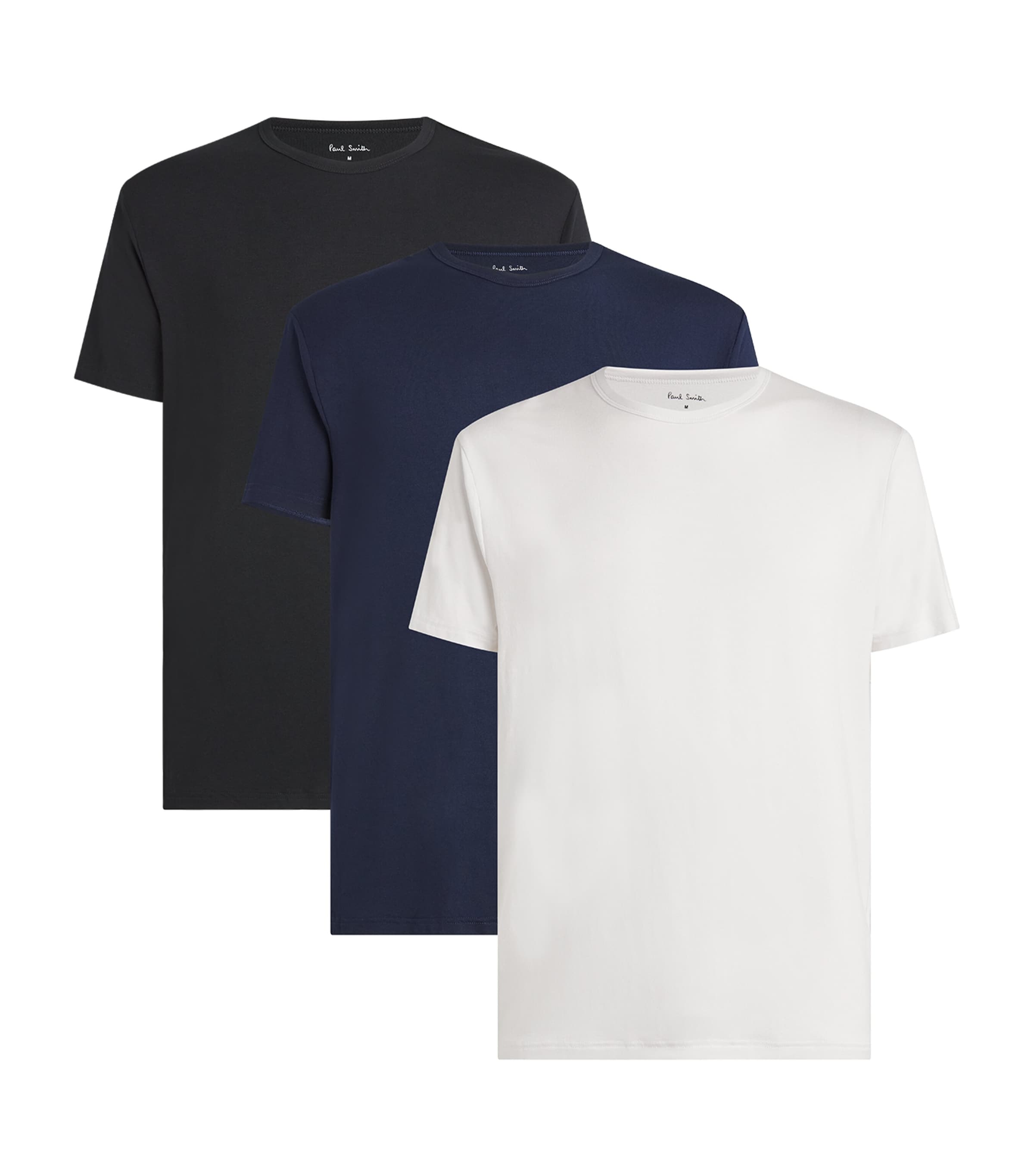 Paul Smith 3-pack Crew Neck T-shirts With Short Sleeves