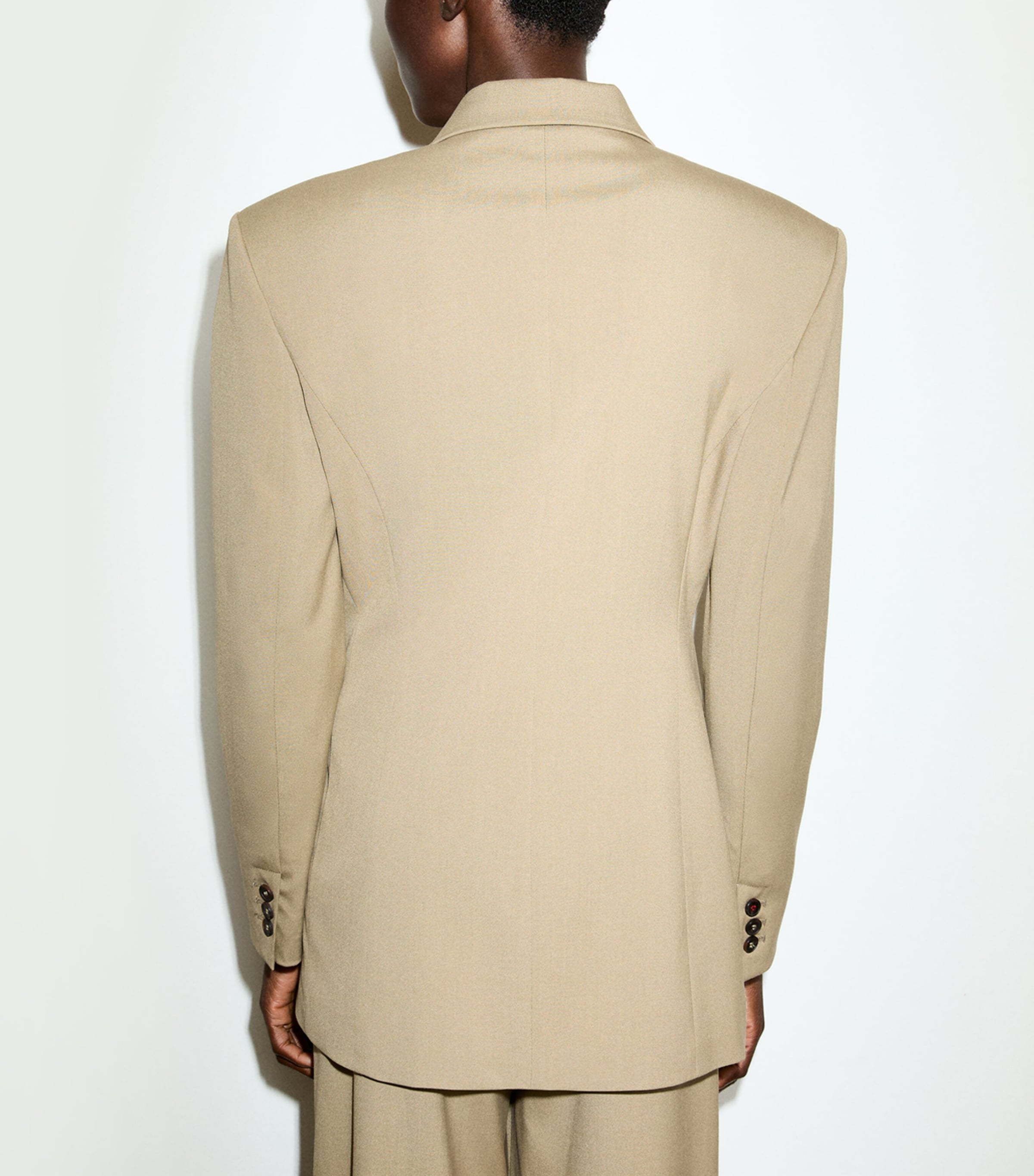 MAX&Co. Womens Single-Breasted Blazer Turtledove Image 4