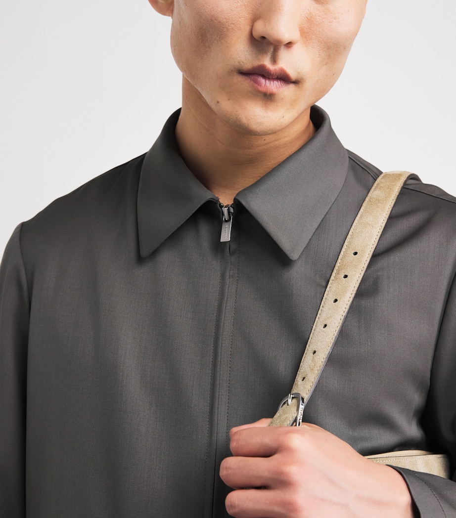 Wool-Blend Zip-Up Overshirt NOCE 260 Image 6