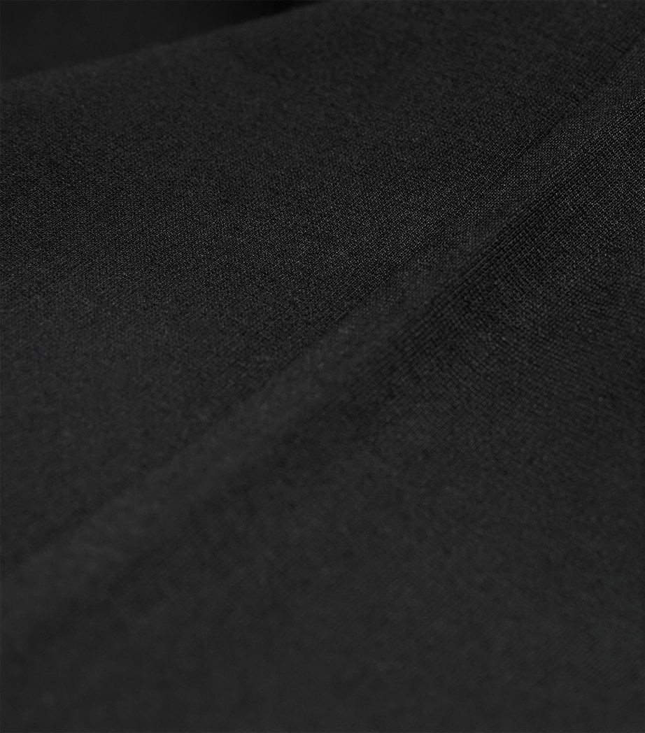 High-Waist Pintuck Straight Leg Trousers OBSIDIAN Image 5