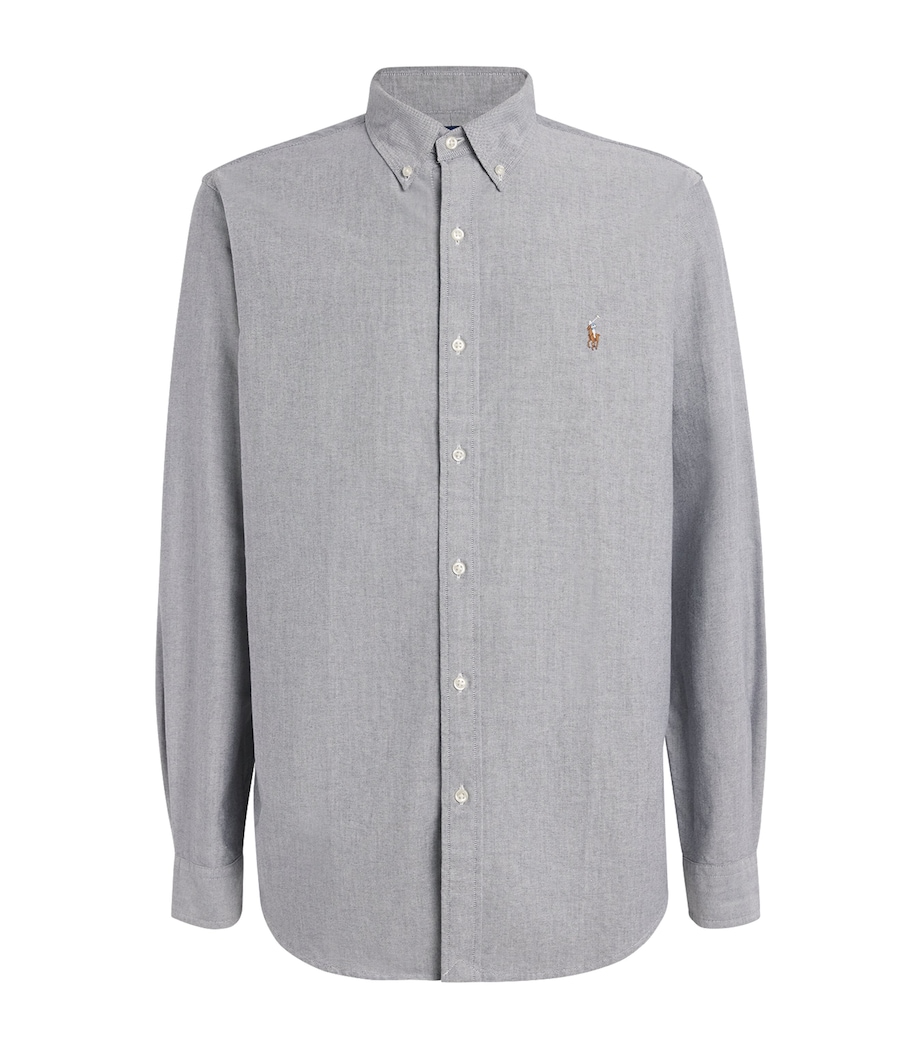 Custom-Fit Oxford Shirt GREY Image 1