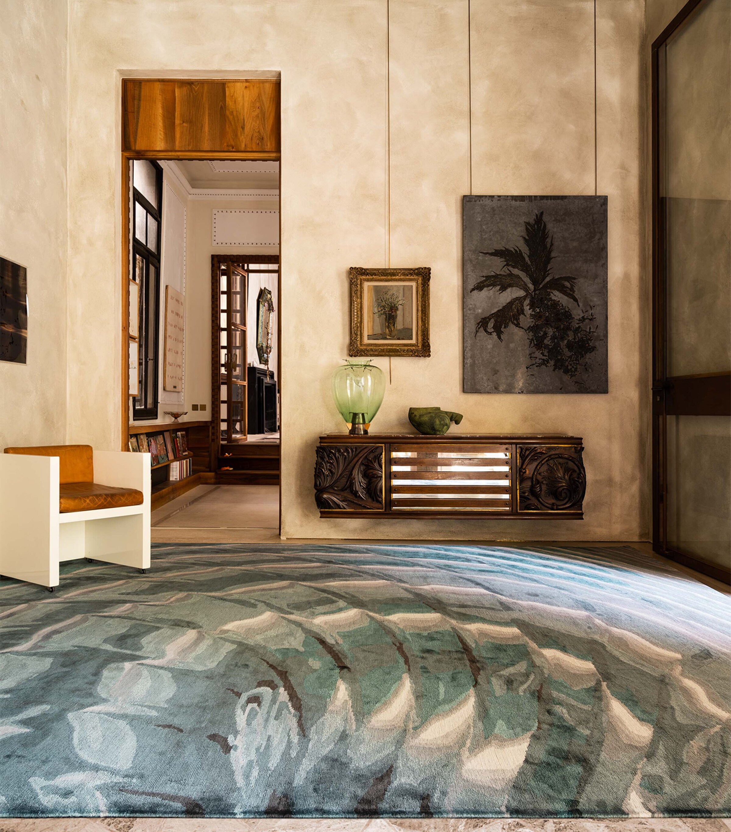 x Dale Chihuly River Rug (3.05m x 2.44m) BLUE Image 2