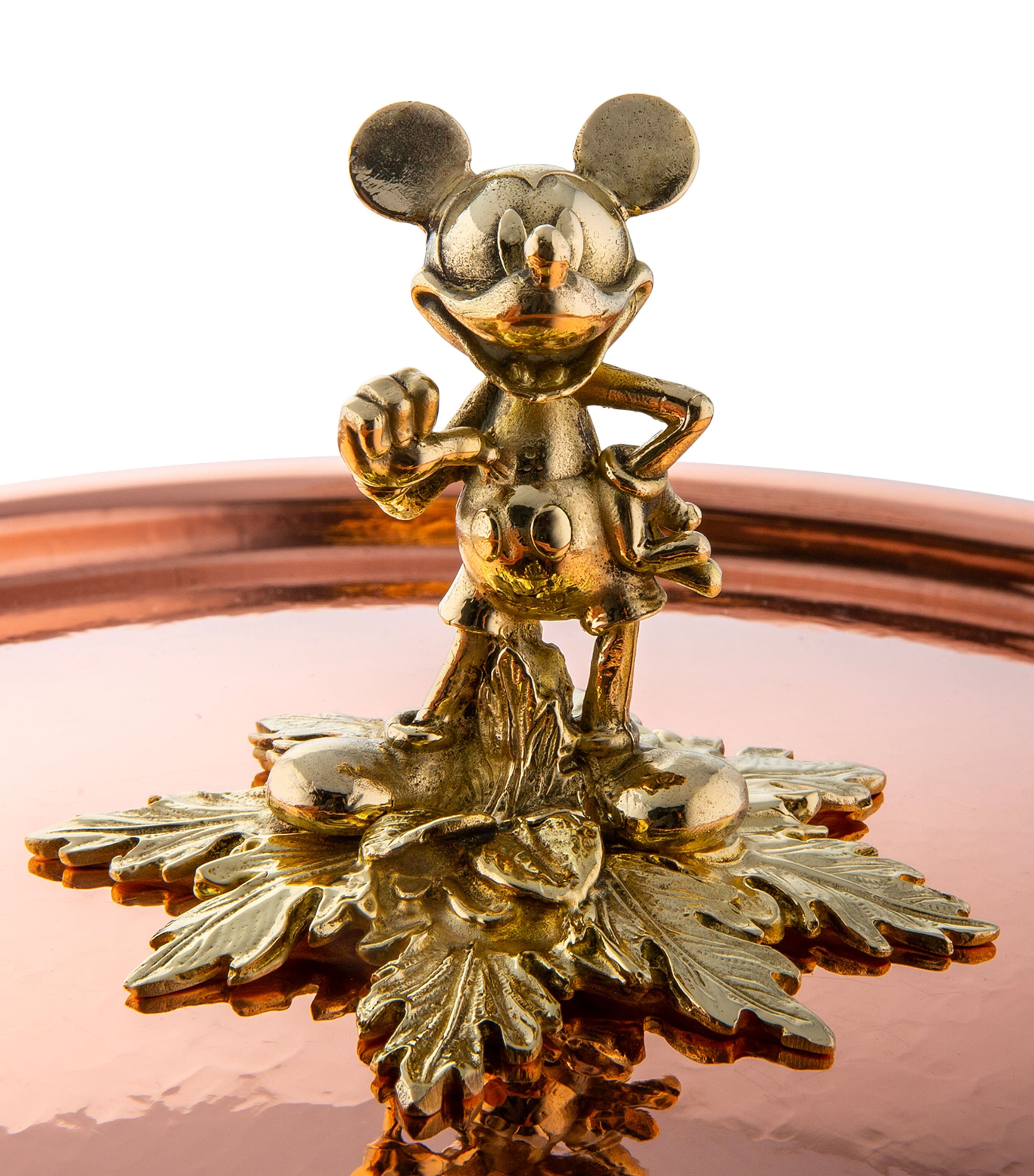 Ruffoni Historia Hammered Copper Disney Mickey Mouse Stockpot with Lid (24cm) Copper, Bronze Image 6