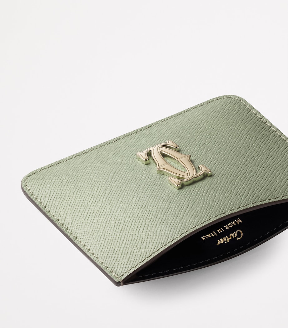 Leather C de Cartier Simple Card Holder SAGE GREEN Image 3