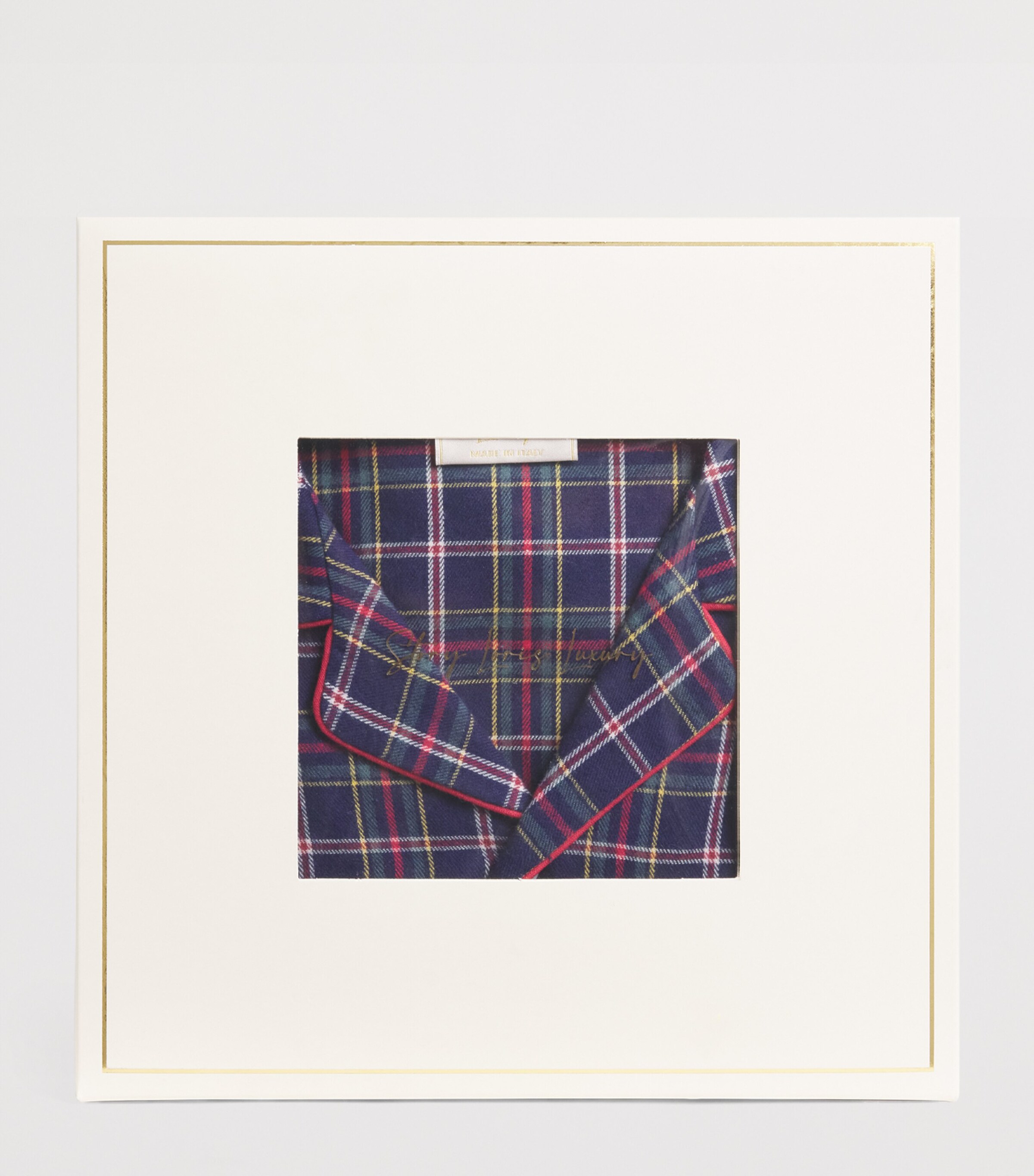 Cotton Tartan Pyjama Set (3-14 Years) 2 V.UNICA Image 3