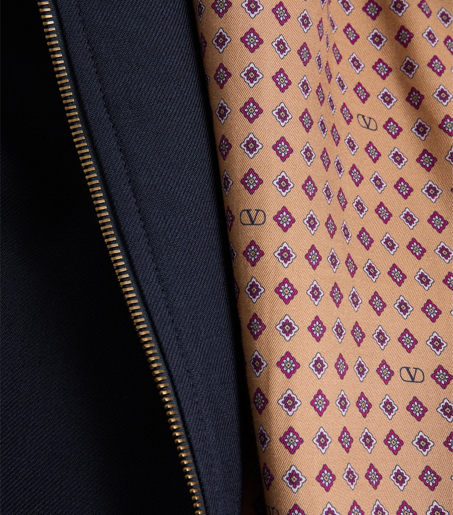 Wool-Blend VLogo Bomber Jacket 598 Image 8