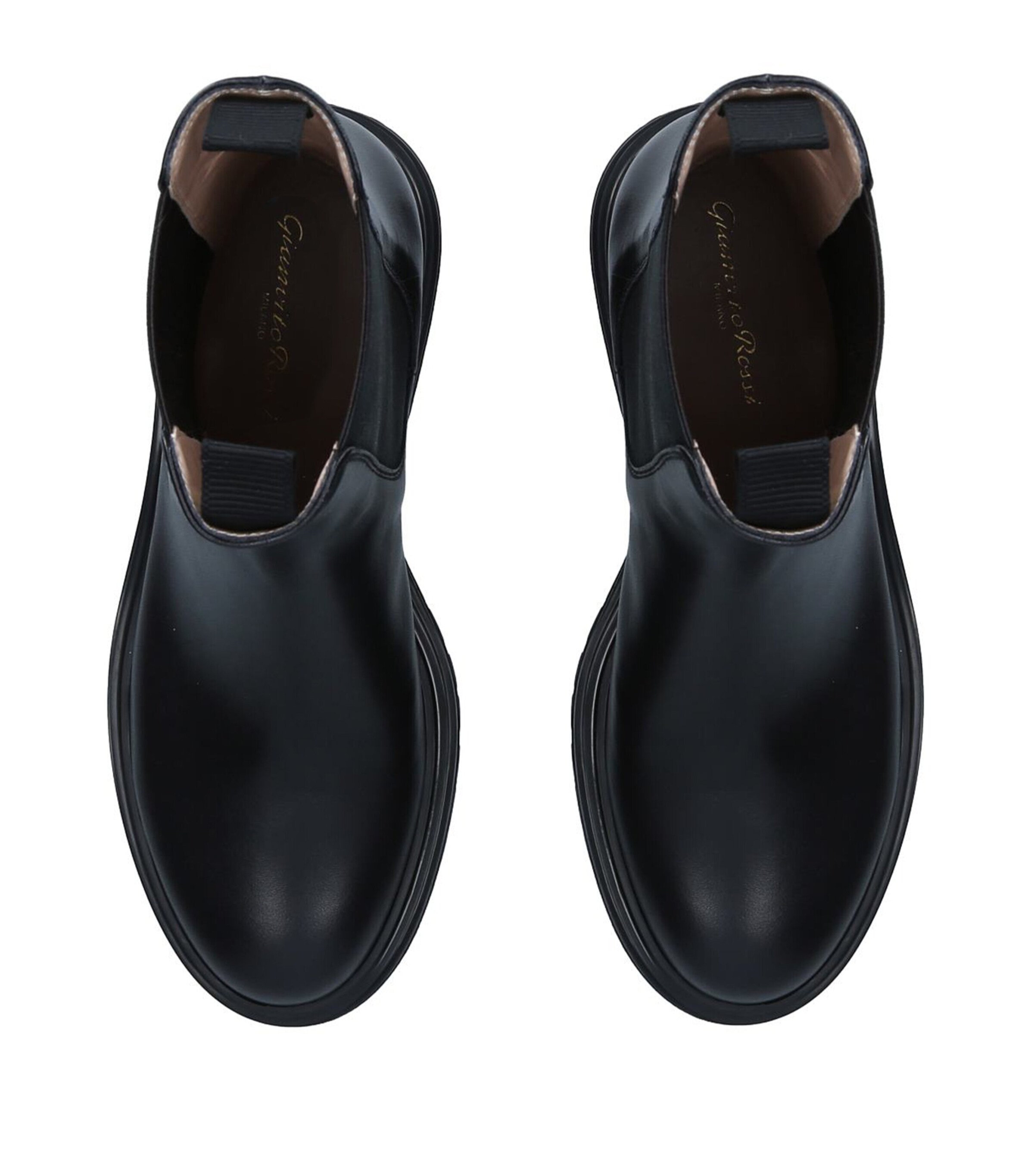 Gianvito Rossi Leather Chester Boots Black Image 4