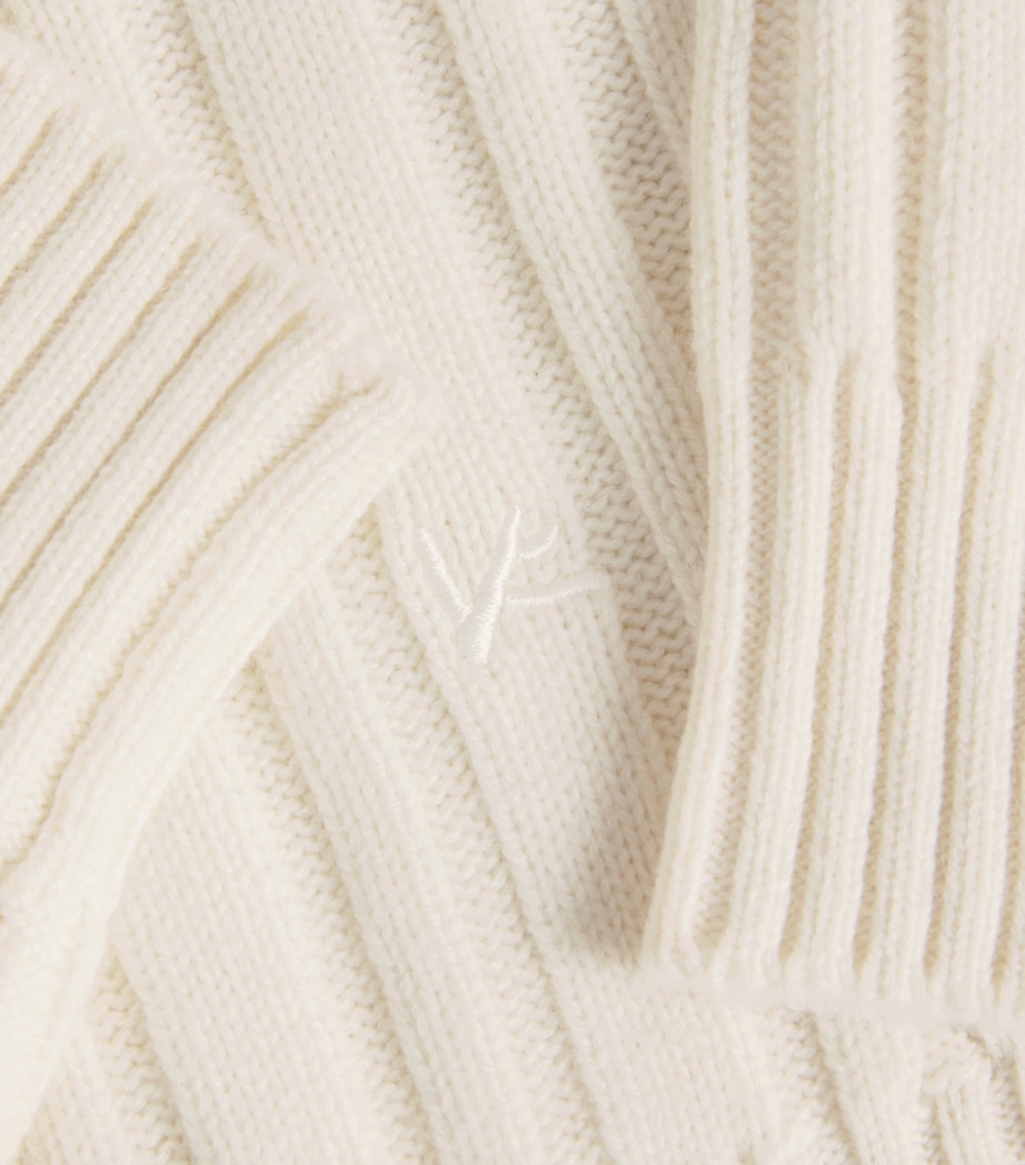 Cashmere Rib Mock-Neck Sweater 011 Image 5