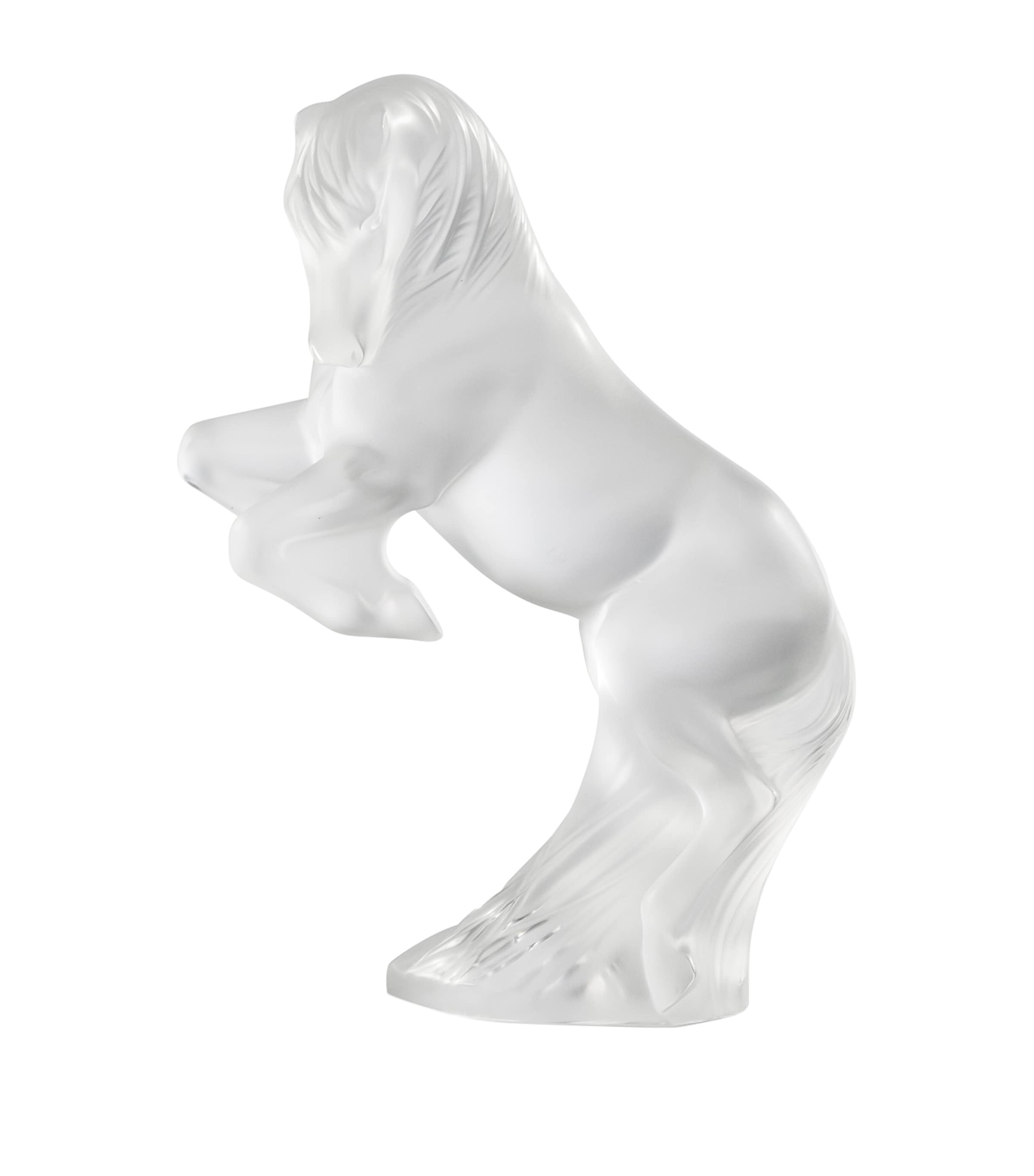 Lalique Small Prancing Horse Sculpture In Transparent