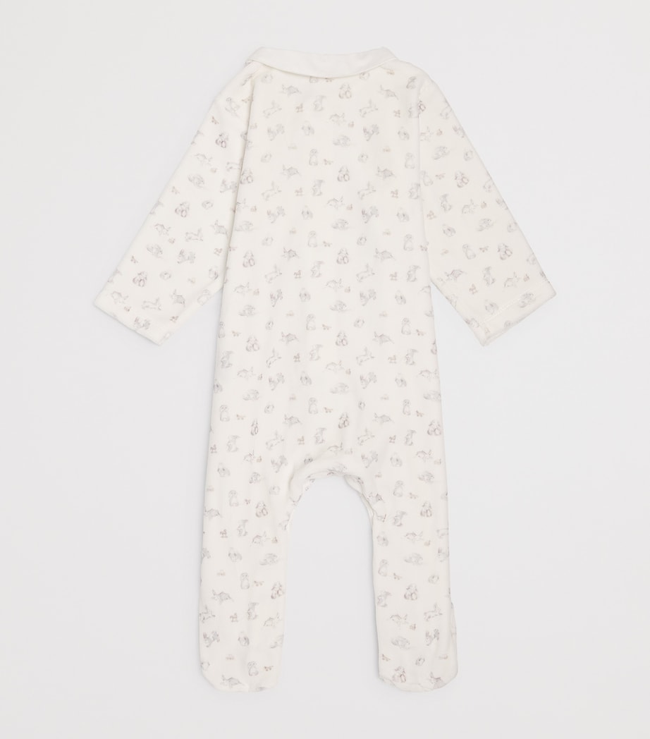 Cotton-Blend Rabbit All-In-One (0-24 Months) 13NACRE Image 2