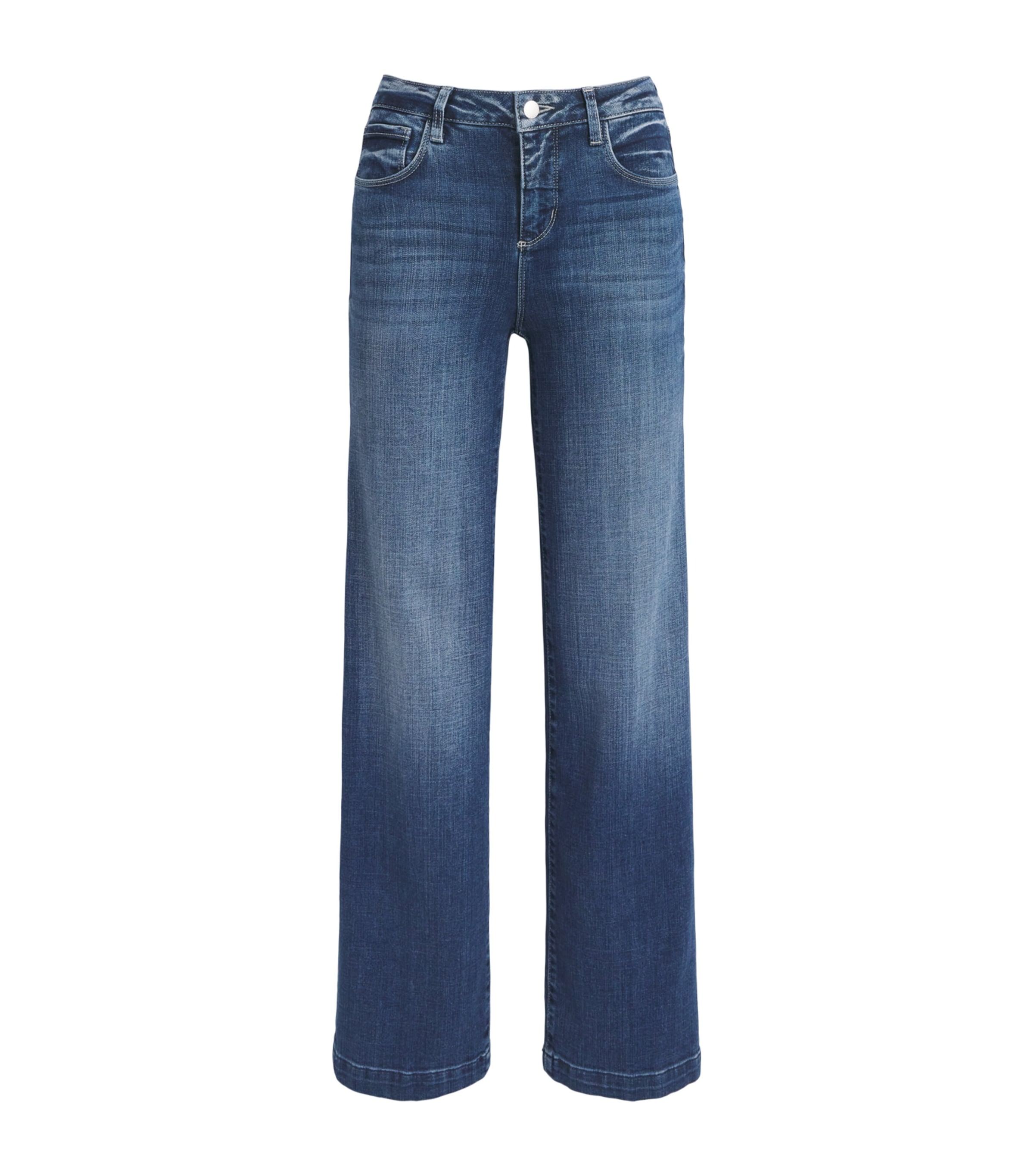 High-Rise Scottie Wide-Leg Jeans GLADSTONE Image 1