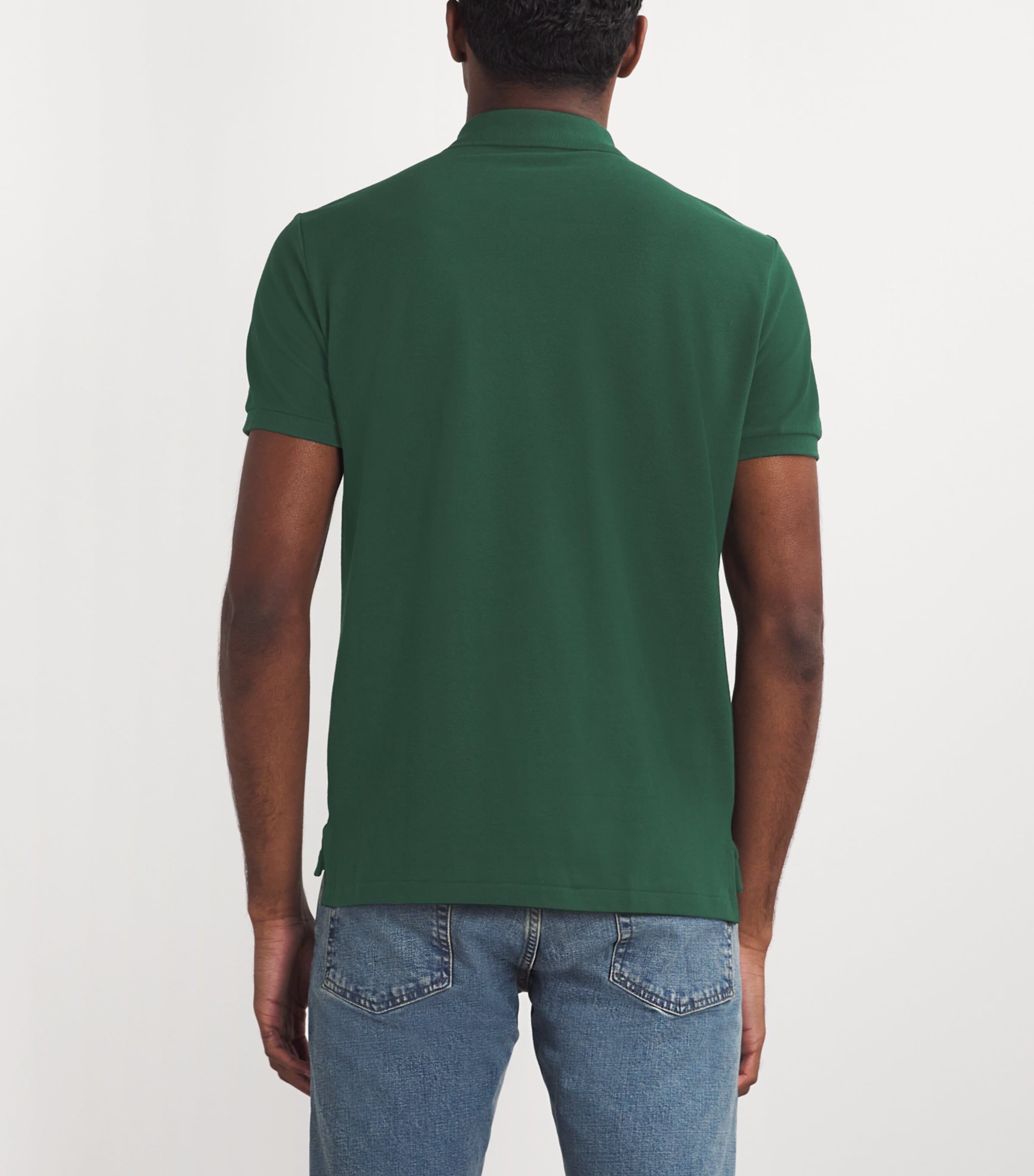 Custom Slim-Fit Polo Shirt COLLEGE GREEN/C3961 Image 4