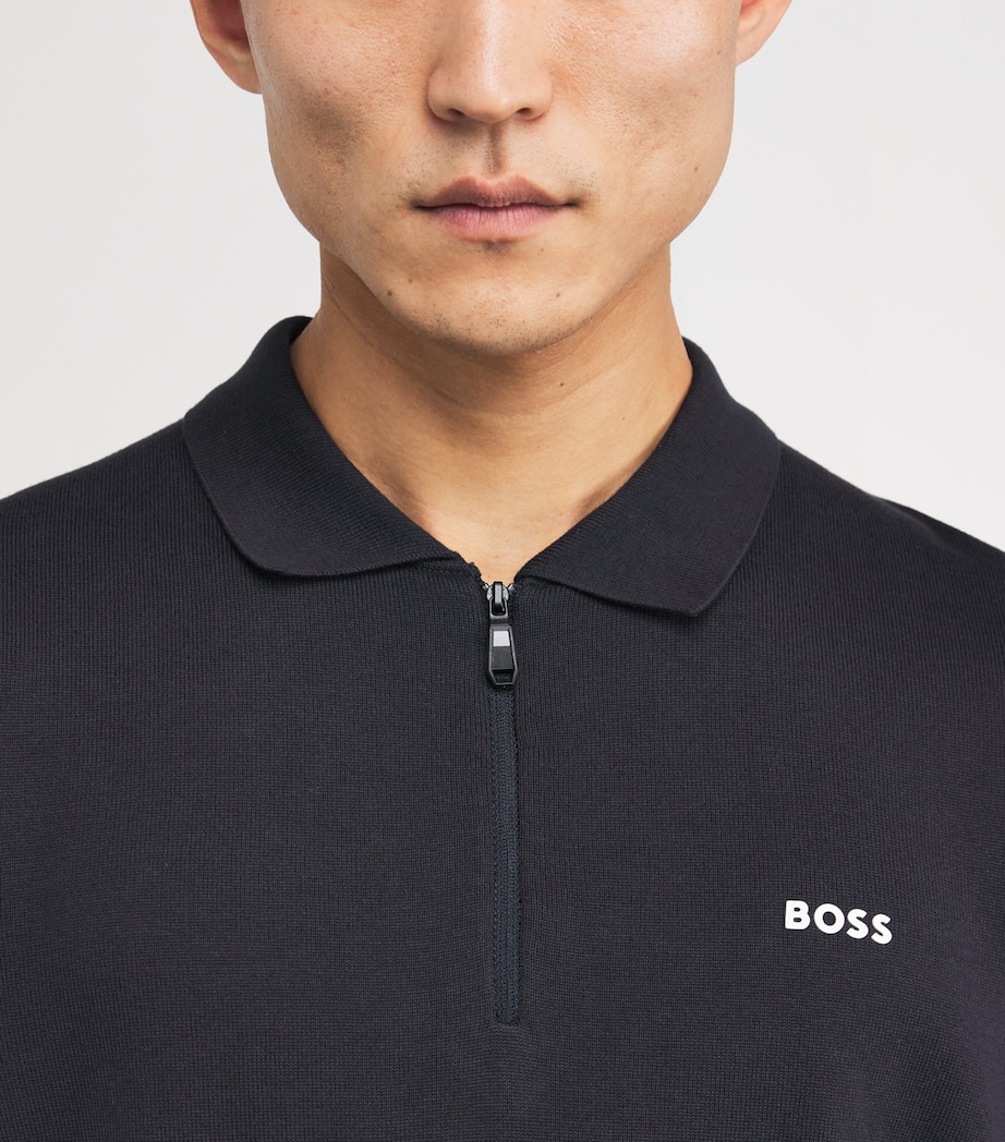 Cotton Short-Sleeve Ever-X Polo Shirt 402DARK BLUE Image 6