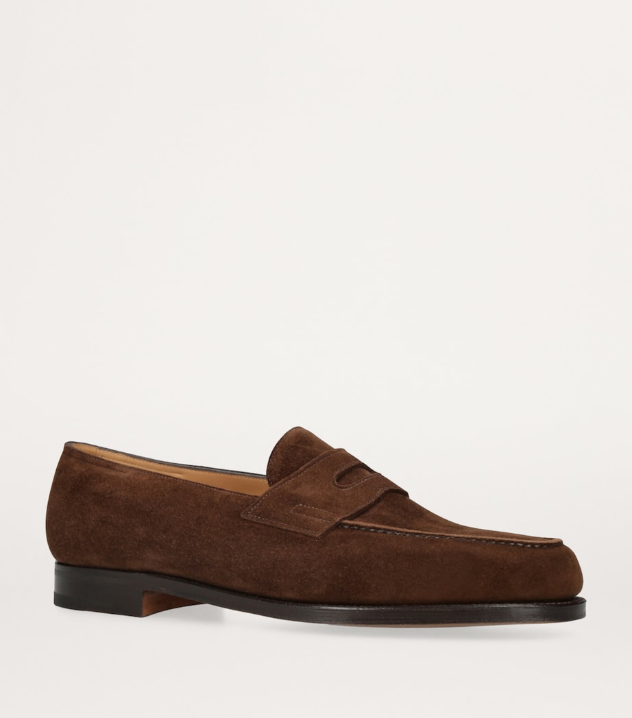 Suede Lopez Loafers DARK BROWN Image 3