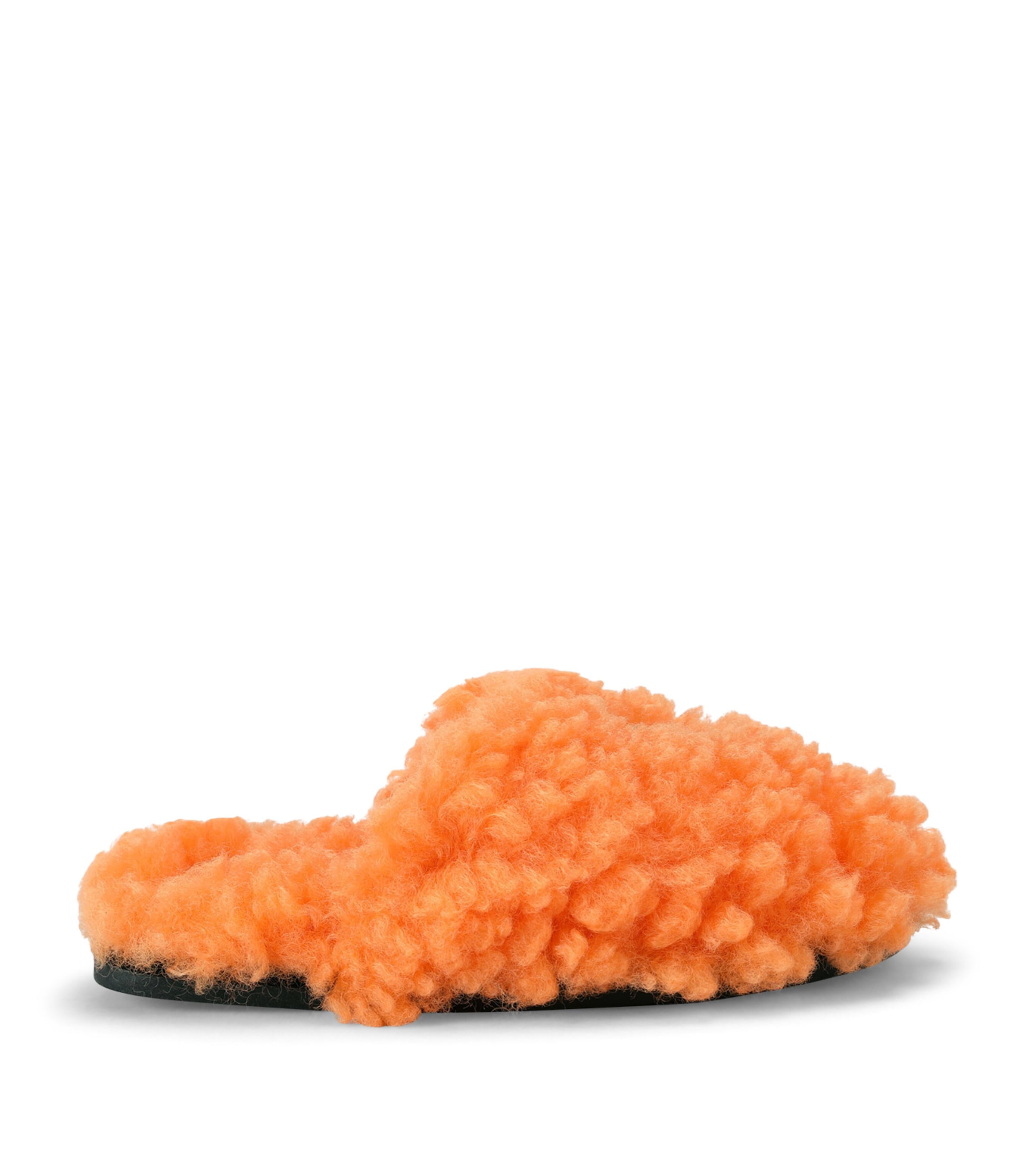 Kurt Geiger London Faux Shearling Kensington Slippers Orange Image 1