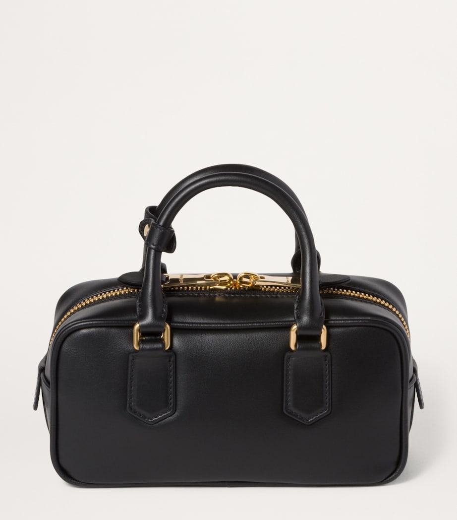 Leather Arcadie Top-Handle Bag F0002 Image 3