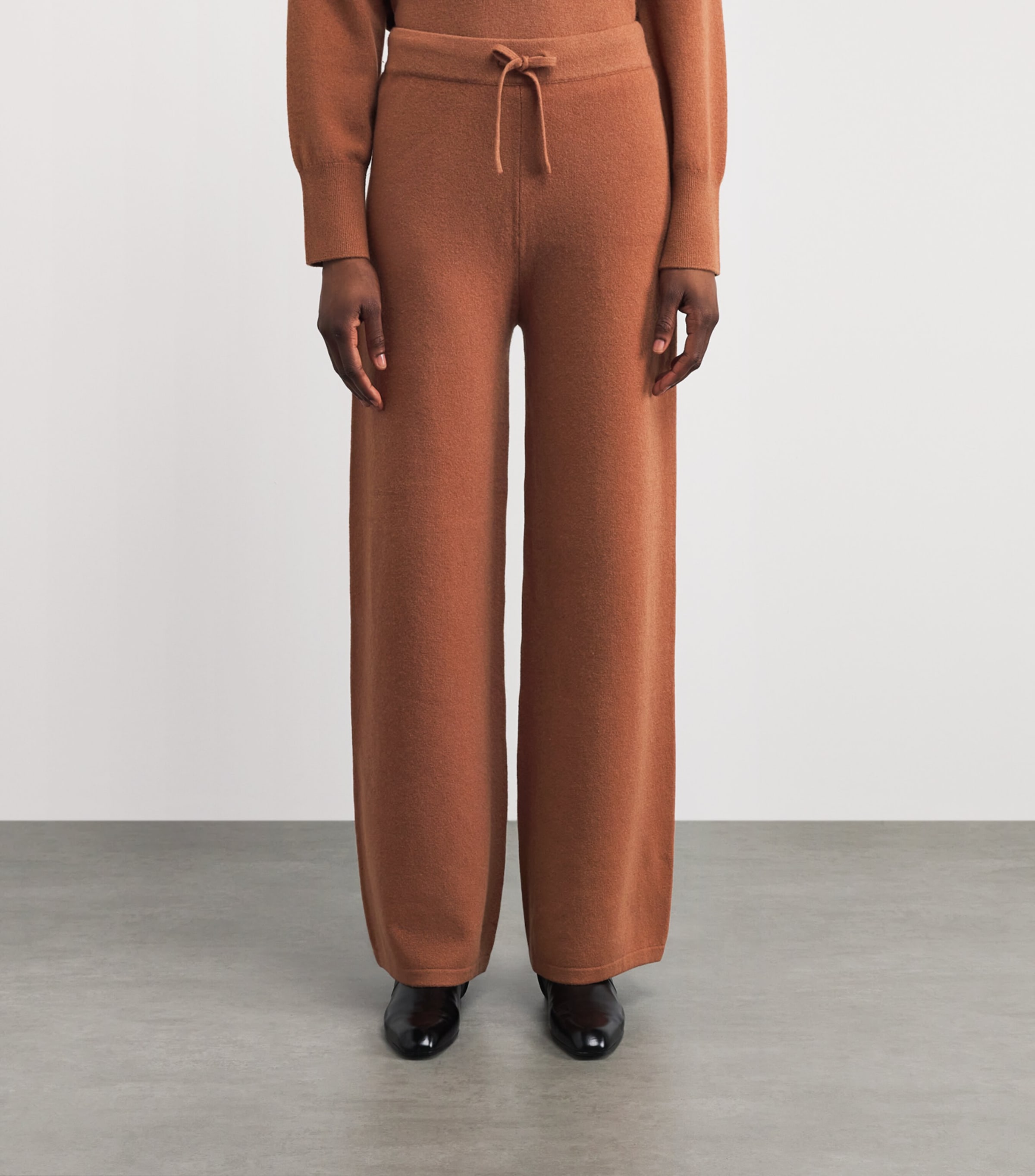 Yves Salomon Womens Merino Wool Straight Trousers Image 4