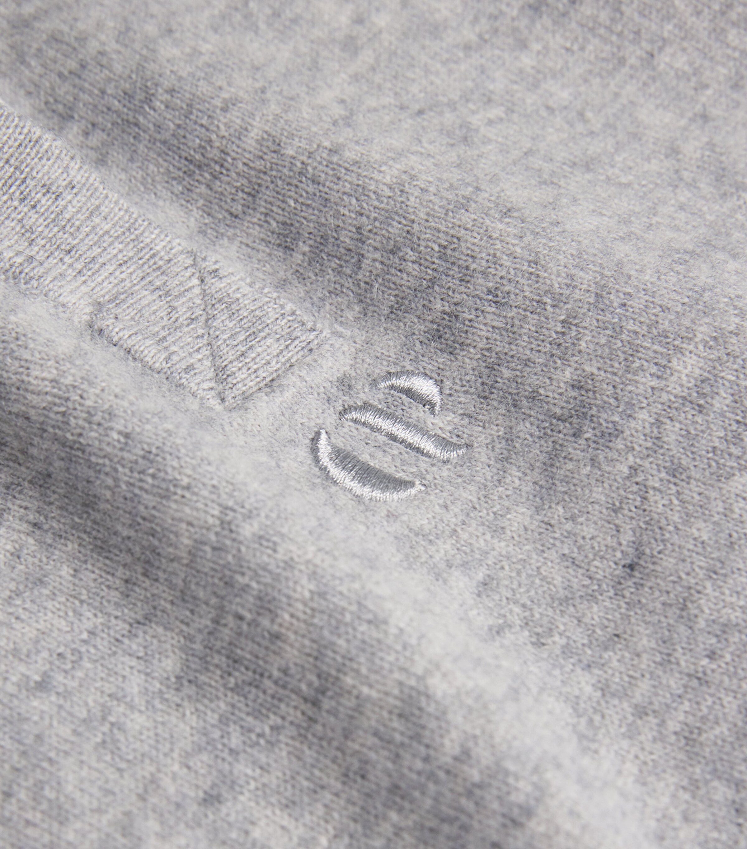 Wool-Cashmere Polo Sweater ANTHRACITE Image 5