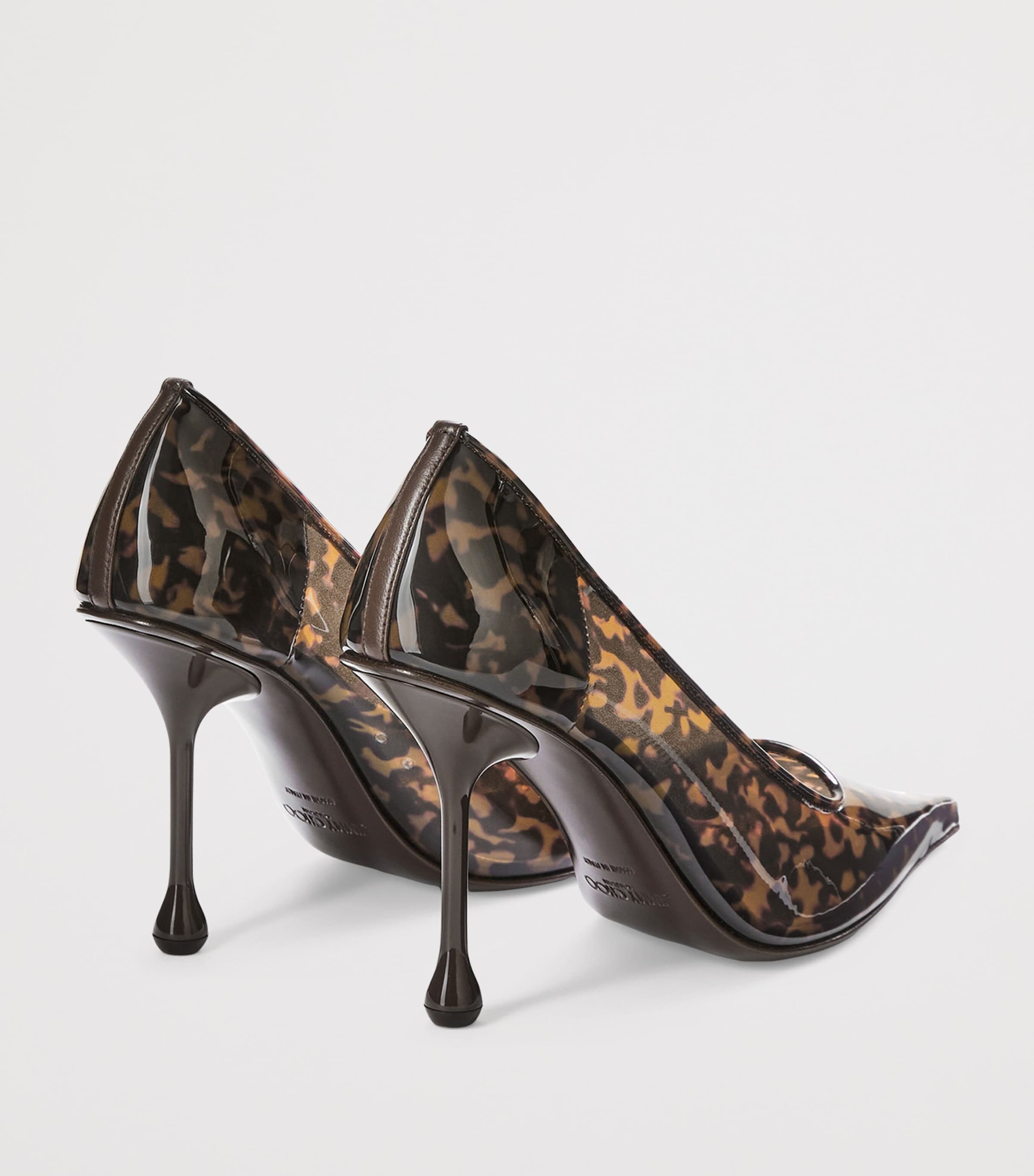 Jimmy Choo Ixia 95 Heeled Pumps Amber Mix Image 3