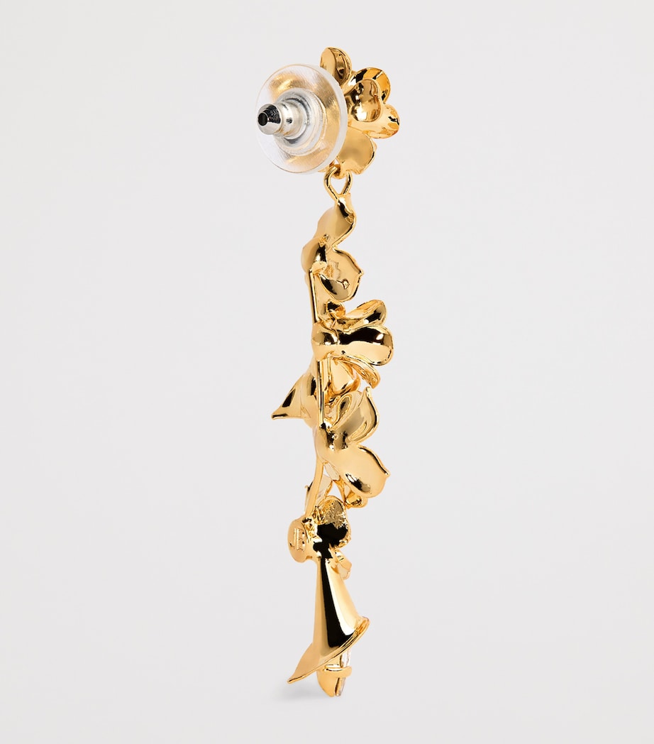 Gold-Plated Crystal Vanora Earrings  CRYSTAL GOLD Image 4