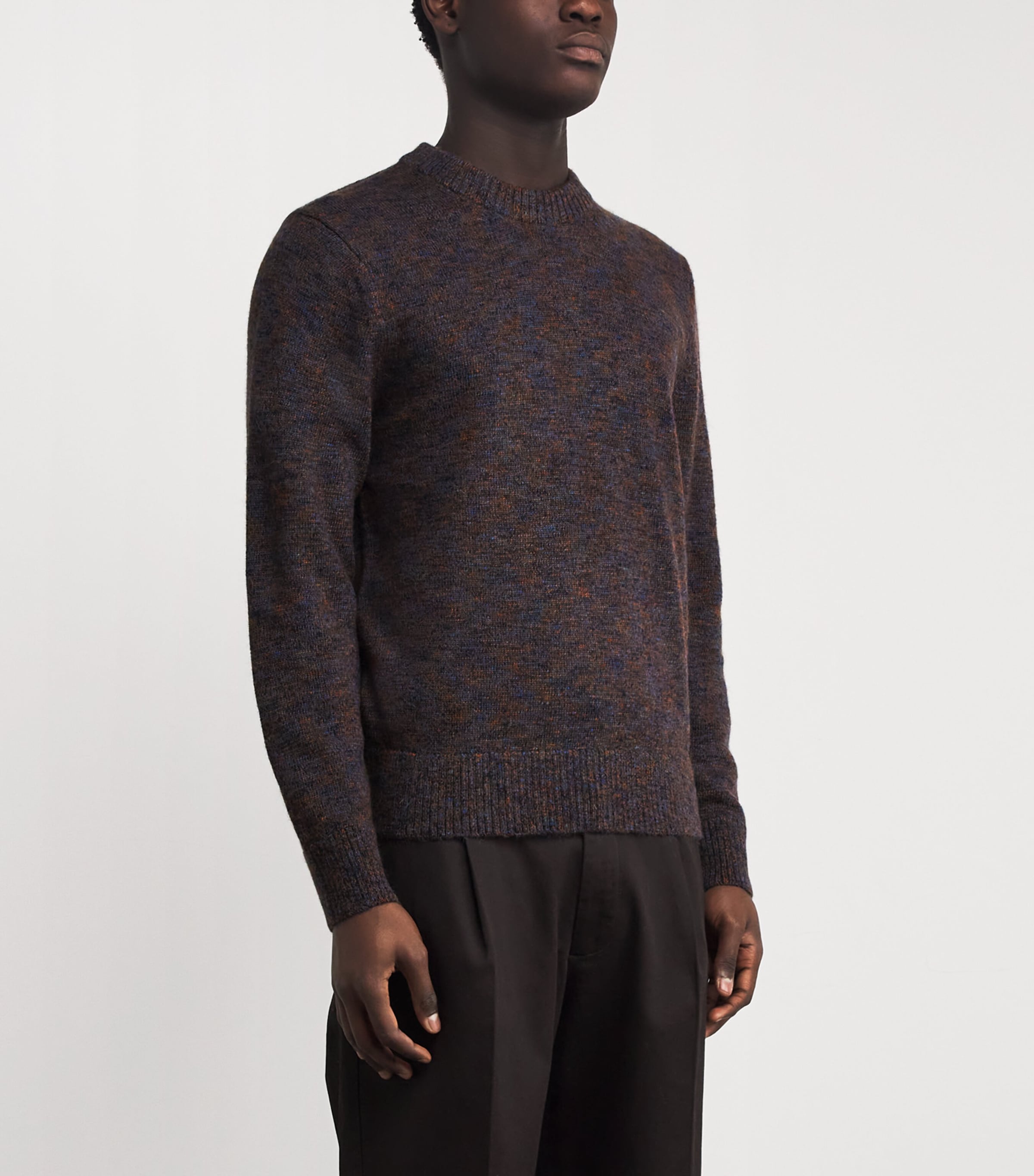 Alpaca-Merino Wool Marled Sweater 406CSC COASTAL Image 3