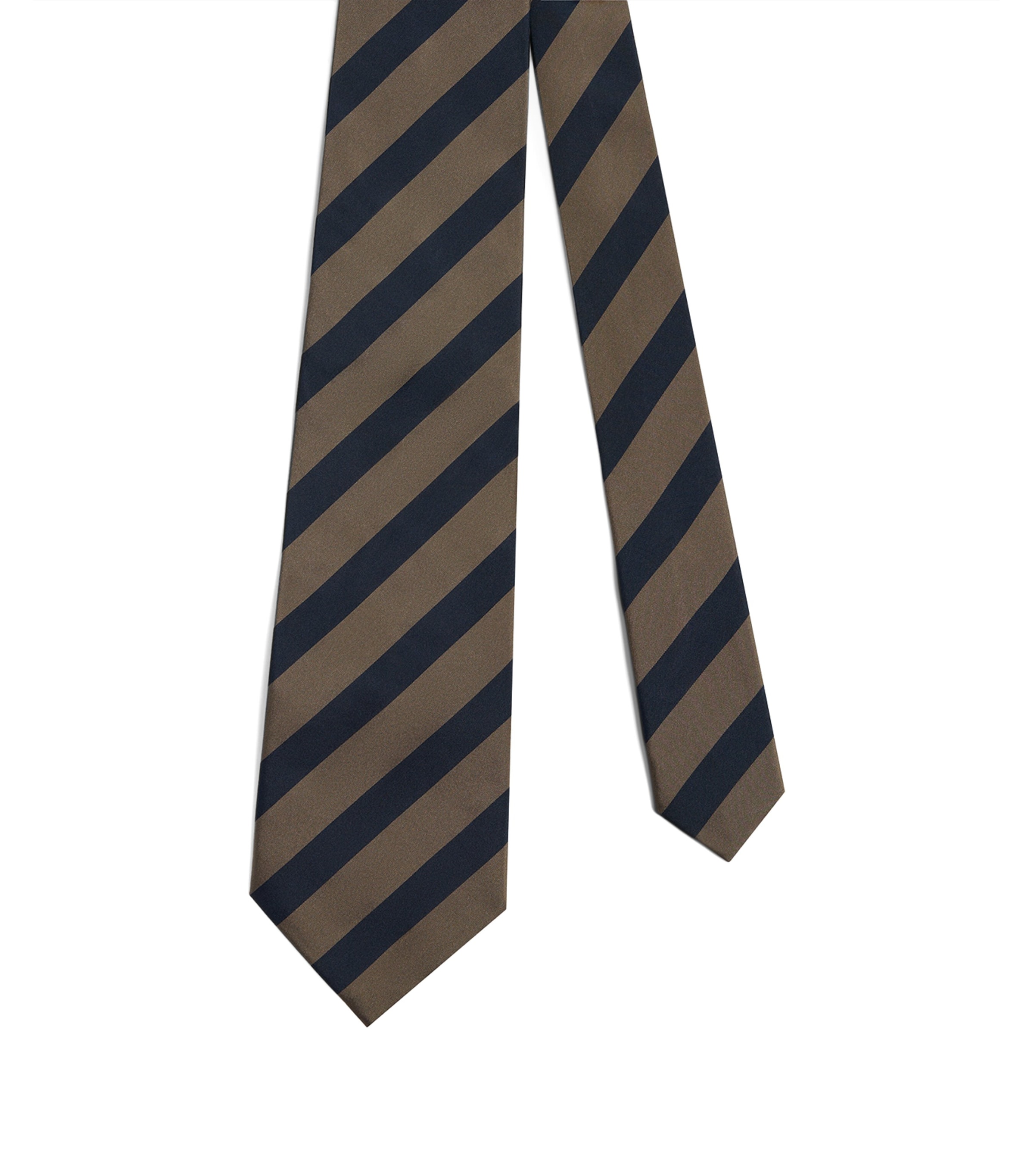 Dunhill Mulberry Silk Stripe Tie Image 1