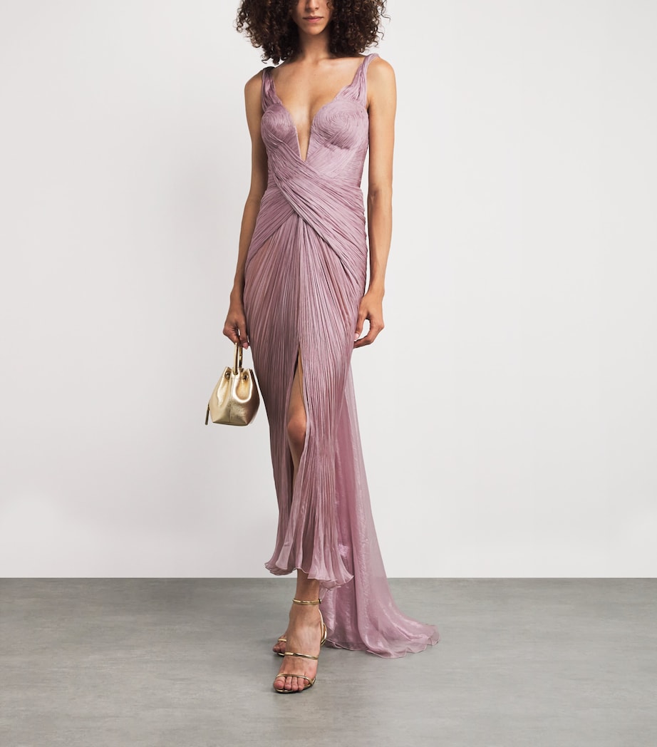 Silk Corinna Midi Dress LILY ROSE Image 2
