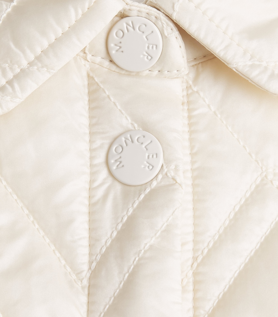 Moncler Womens Diamond-Quilted Overshirt Image 6