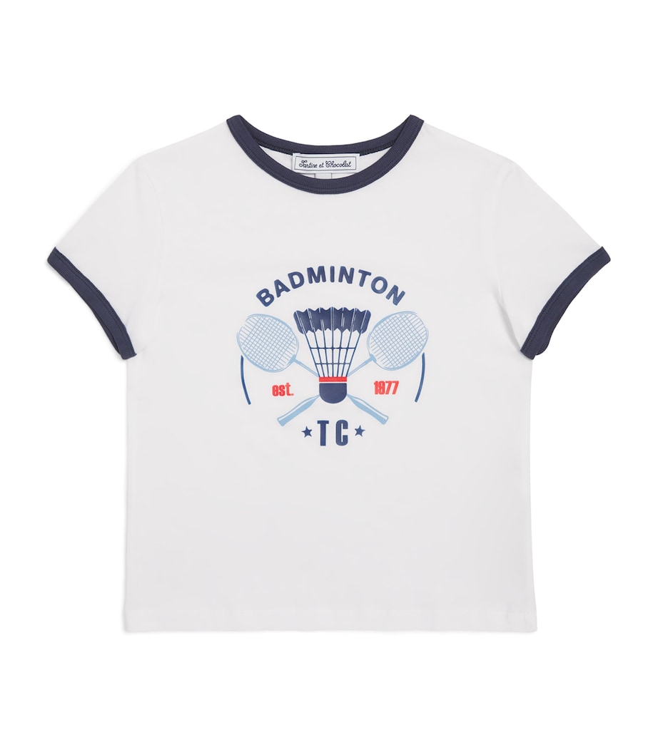 Tartine et Chocolat Cotton Badminton T-Shirt (5-12 Years) Image 1