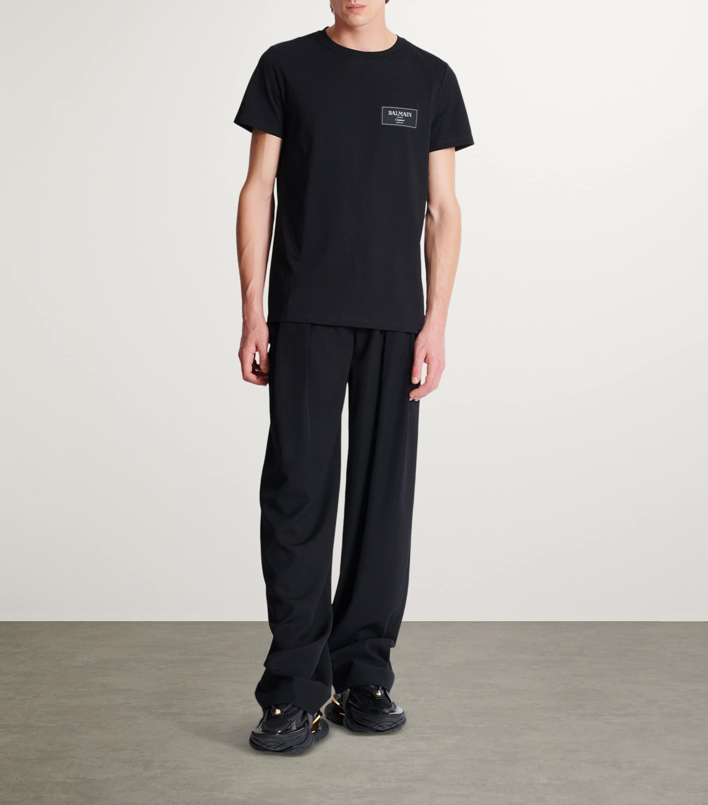 Cotton Logo T-Shirt 0PA NOIR Image 2