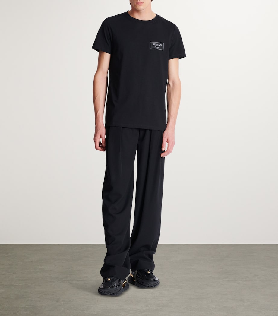Cotton Logo T-Shirt 0PA NOIR Image 2